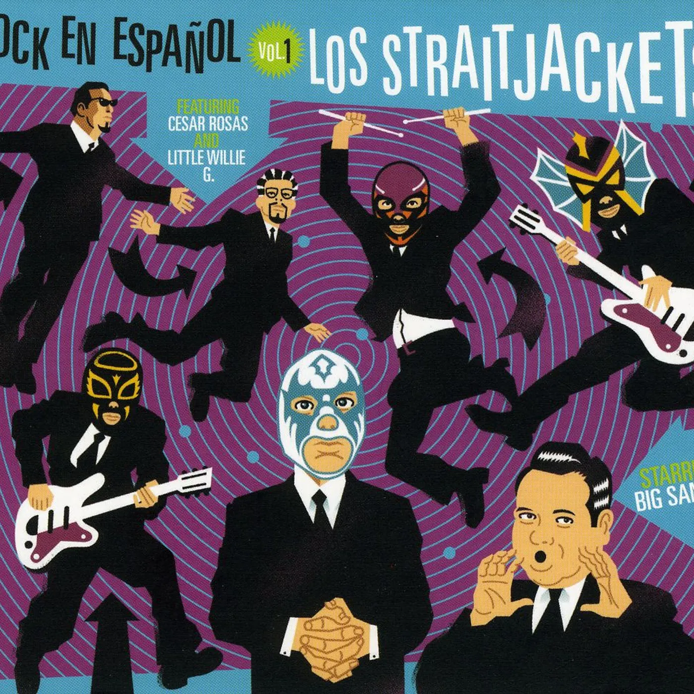 Los Straitjackets ROCK EN ESPANOL 1 CD