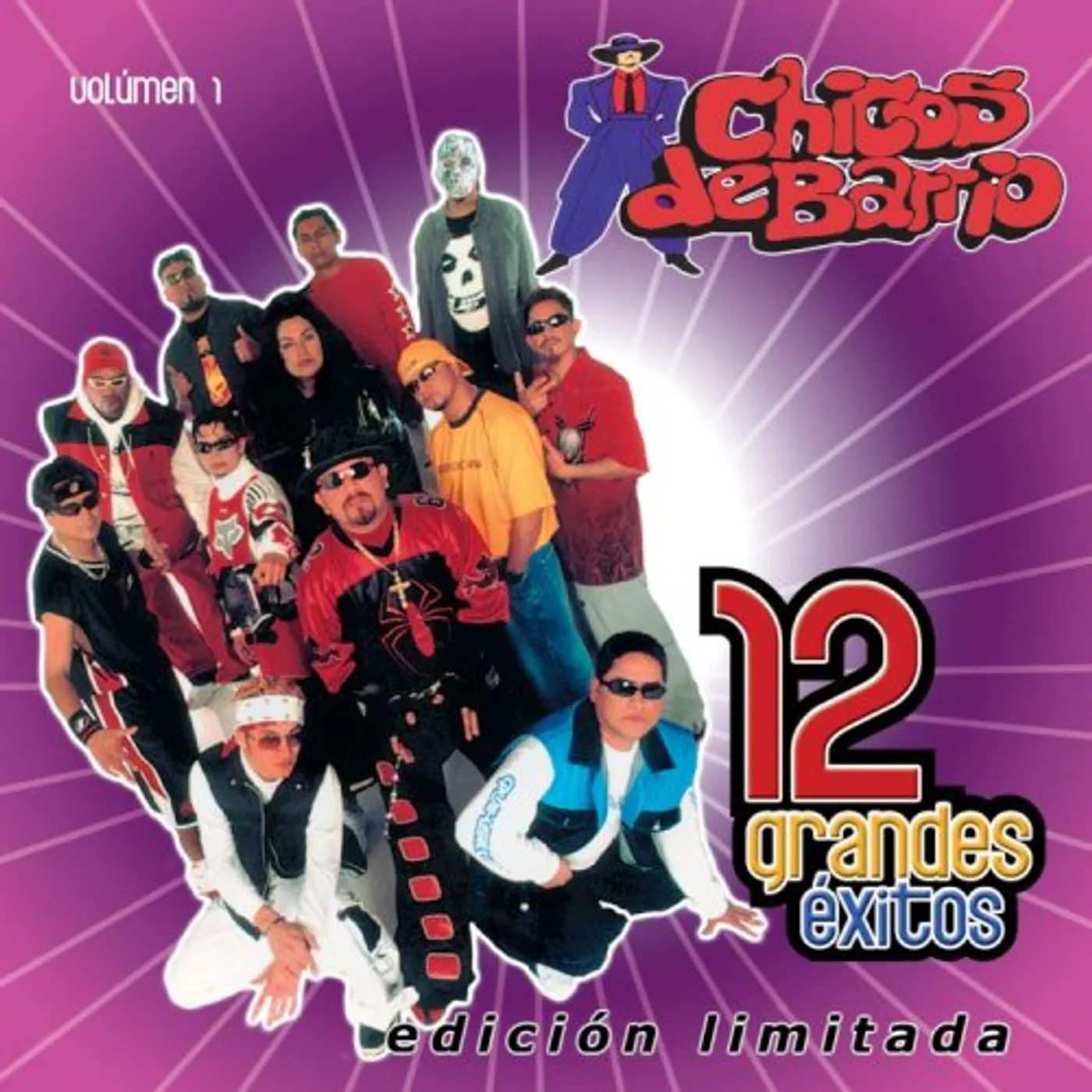 Chicos de Barrio 12 GRANDES EXITOS 1 CD