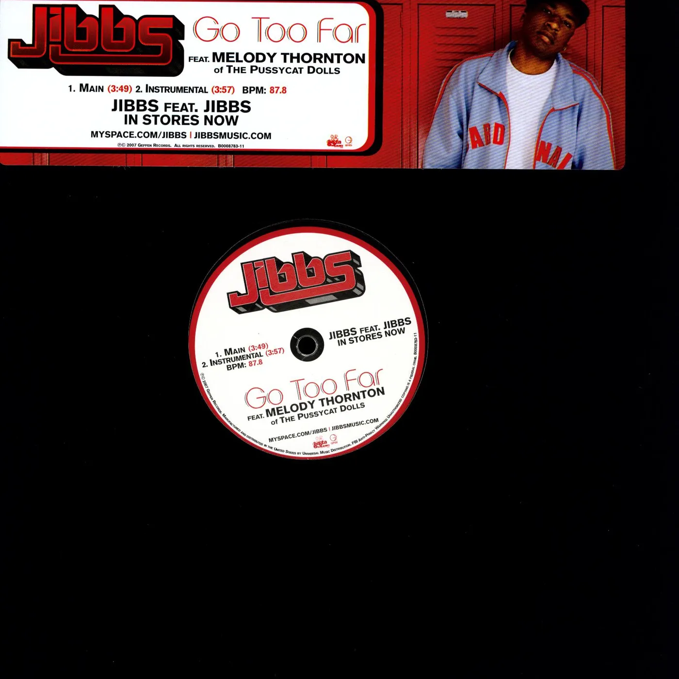 Jibbs GO TOO FAR (X2) / KING KONG (X2) Vinyl Record