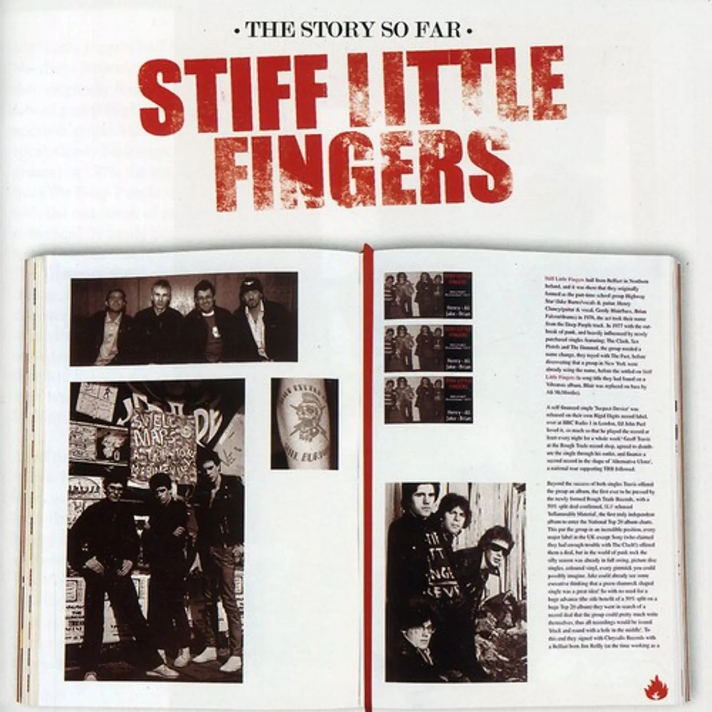 Stiff Little Fingers STORY SO FAR CD