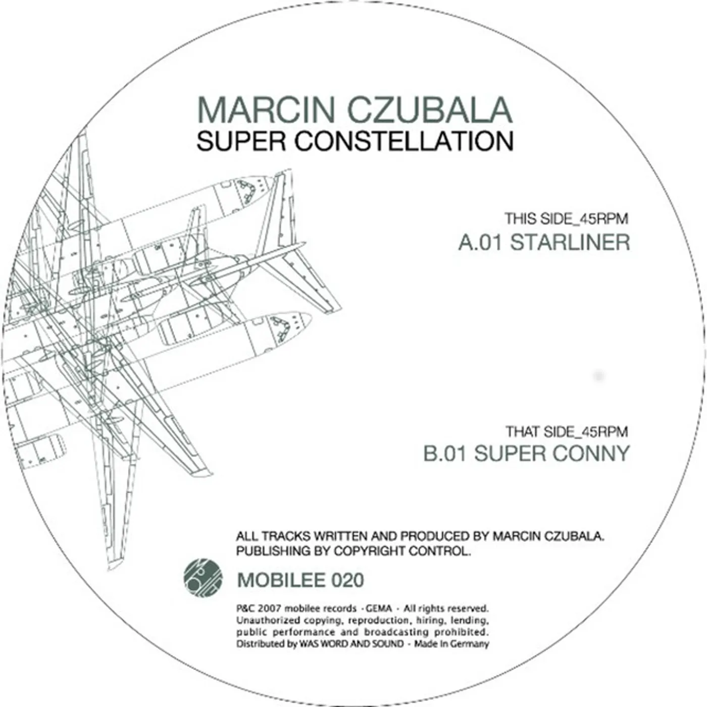 Marcin Czubala Super Constellation Vinyl Record