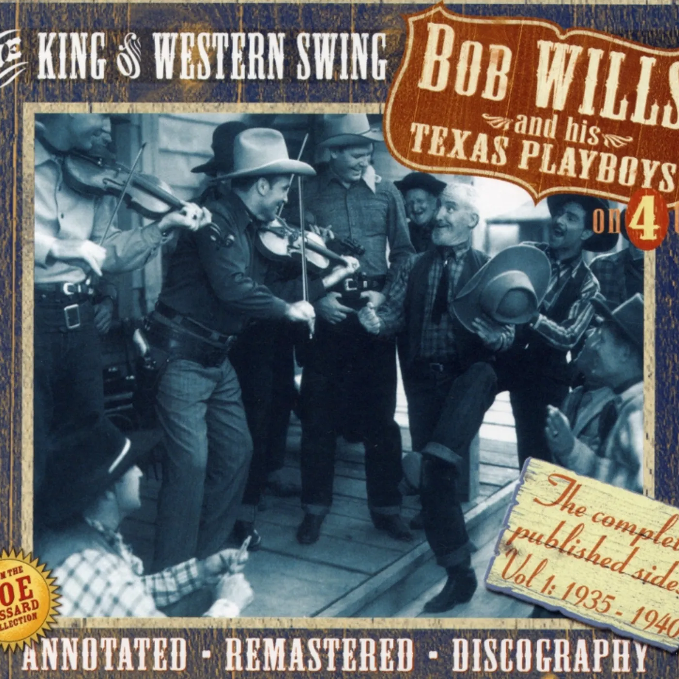 Bob Wills & His Texas Playboys KING OF WESTERN SWING CD