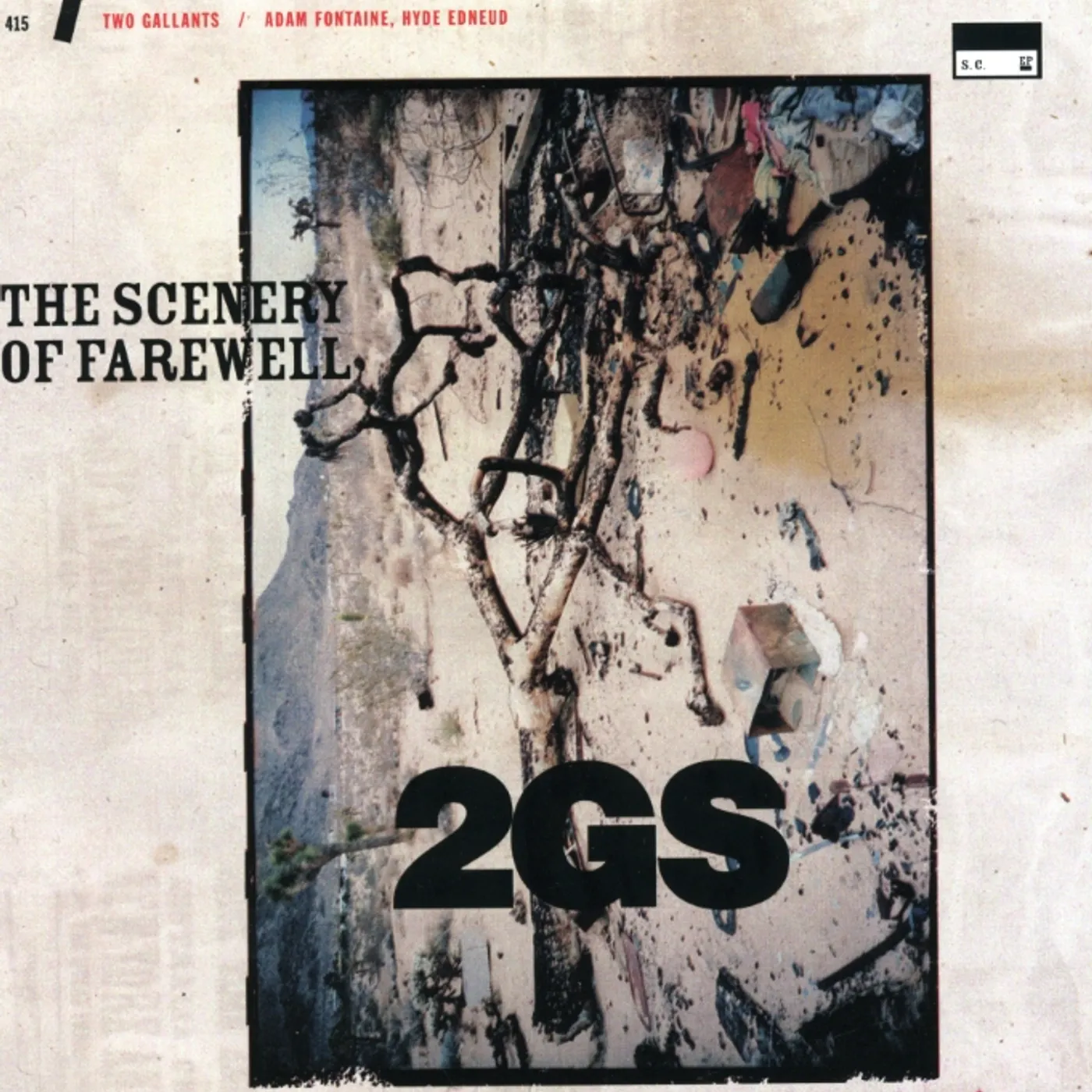 Two Gallants SCENERY OF FAREWELL CD