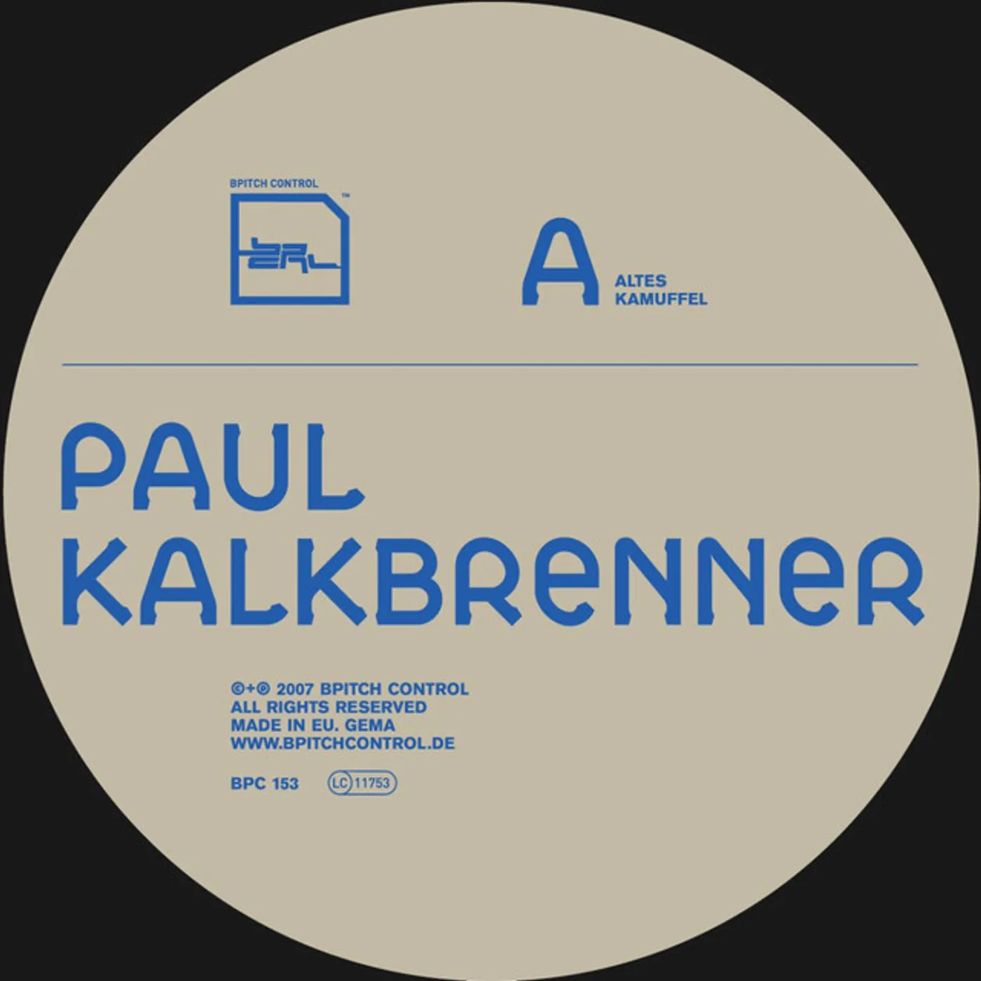 Paul Kalkbrenner Altes Kamuffel Vinyl Record