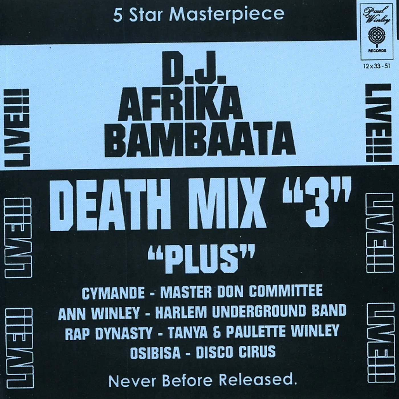 Afrika Bambaataa DEATH MIX 3 CD