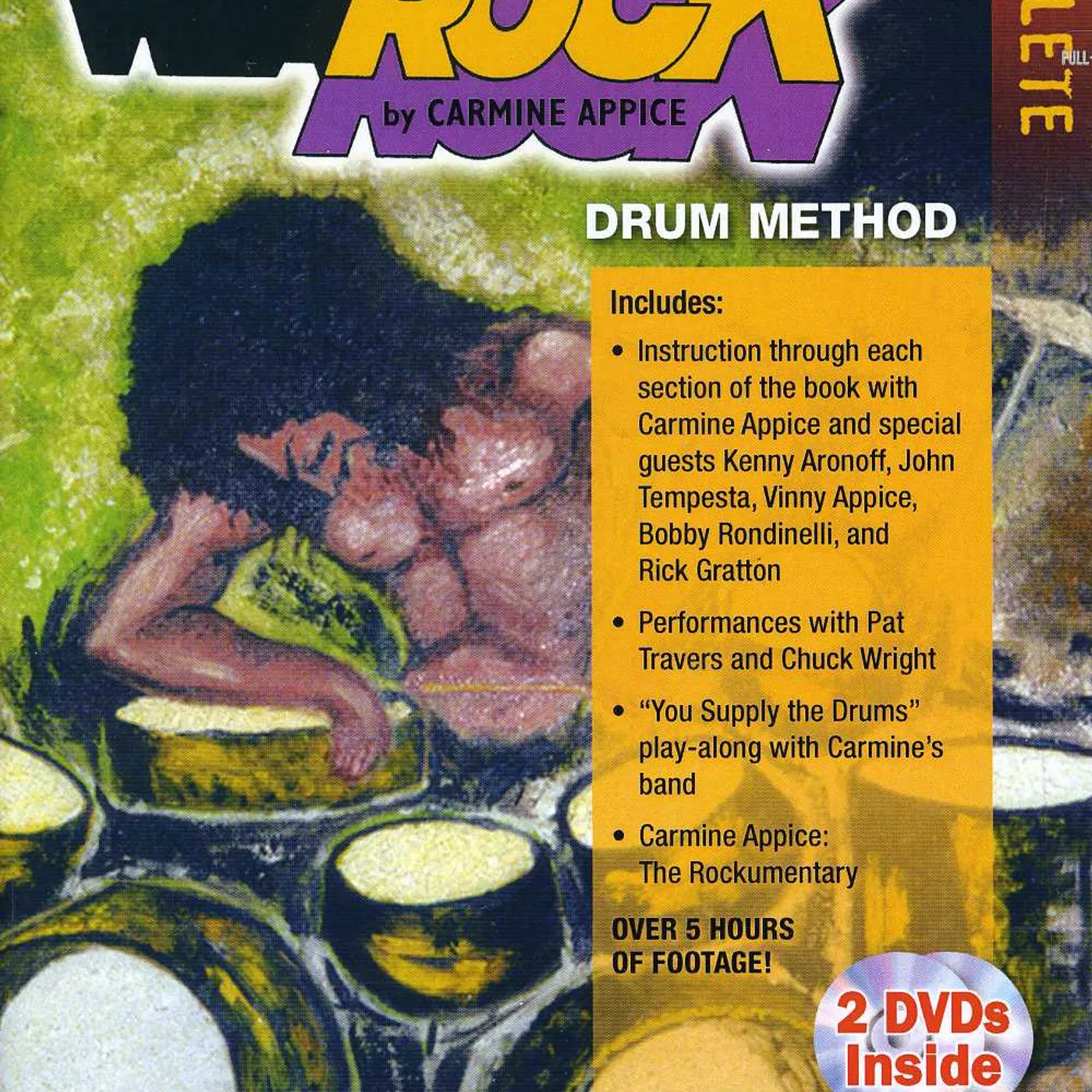 Carmine Appice ULTIMATE REALISTIC ROCK COMPLETE DVD