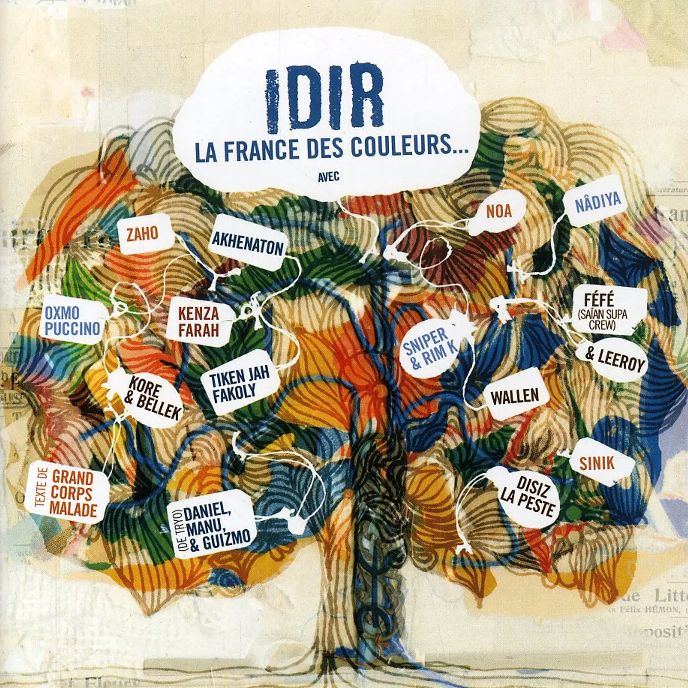 Idir FRANCE DES COULEURS CD