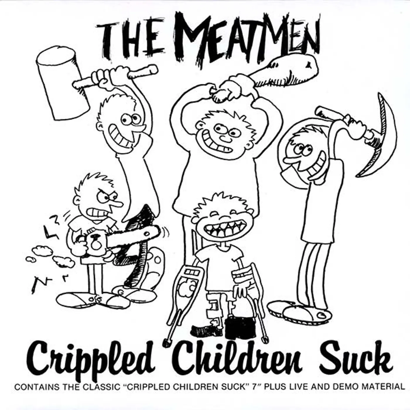 The Meatmen Crippled Children Suck Vinyl Record