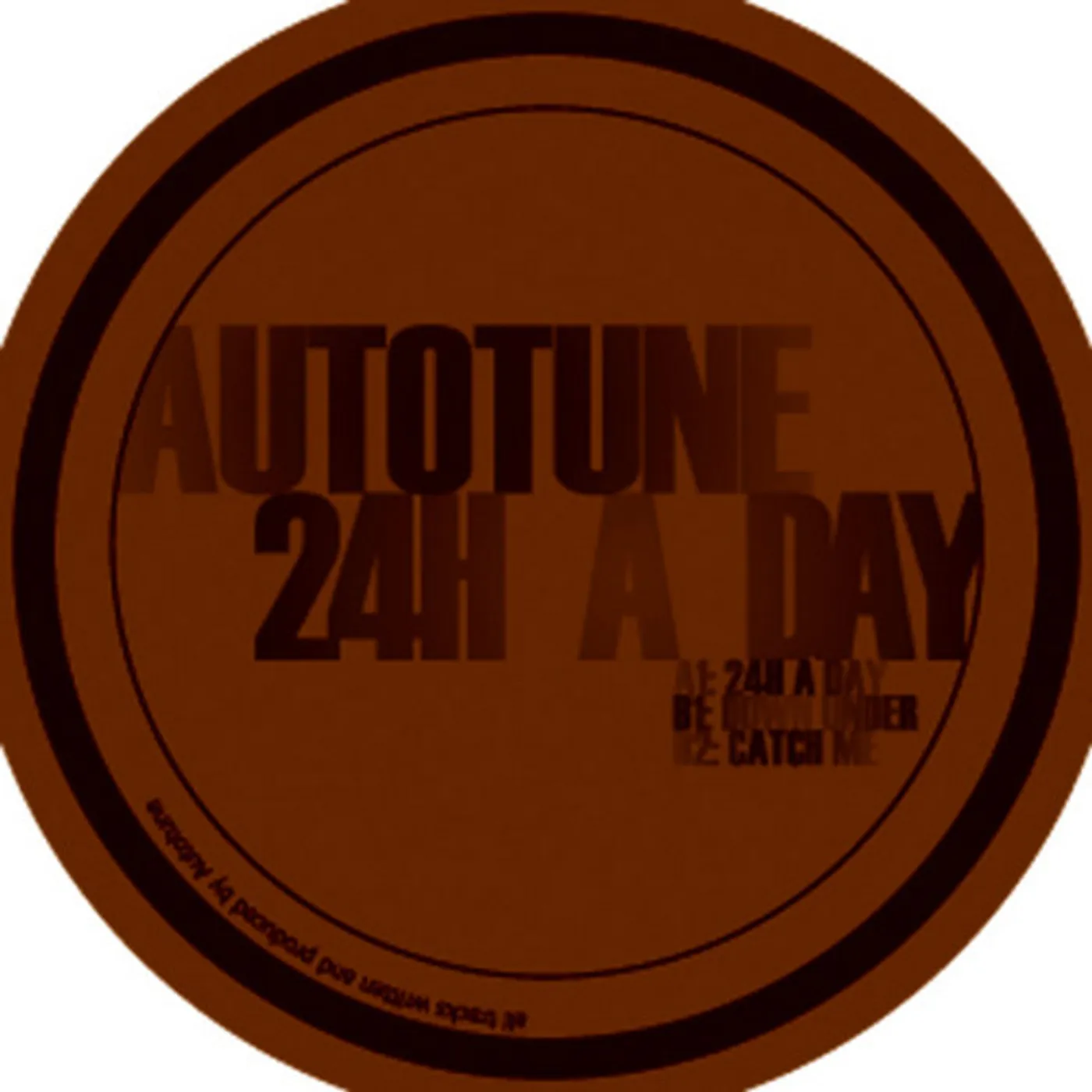 Autotune 24H A Day Vinyl Record