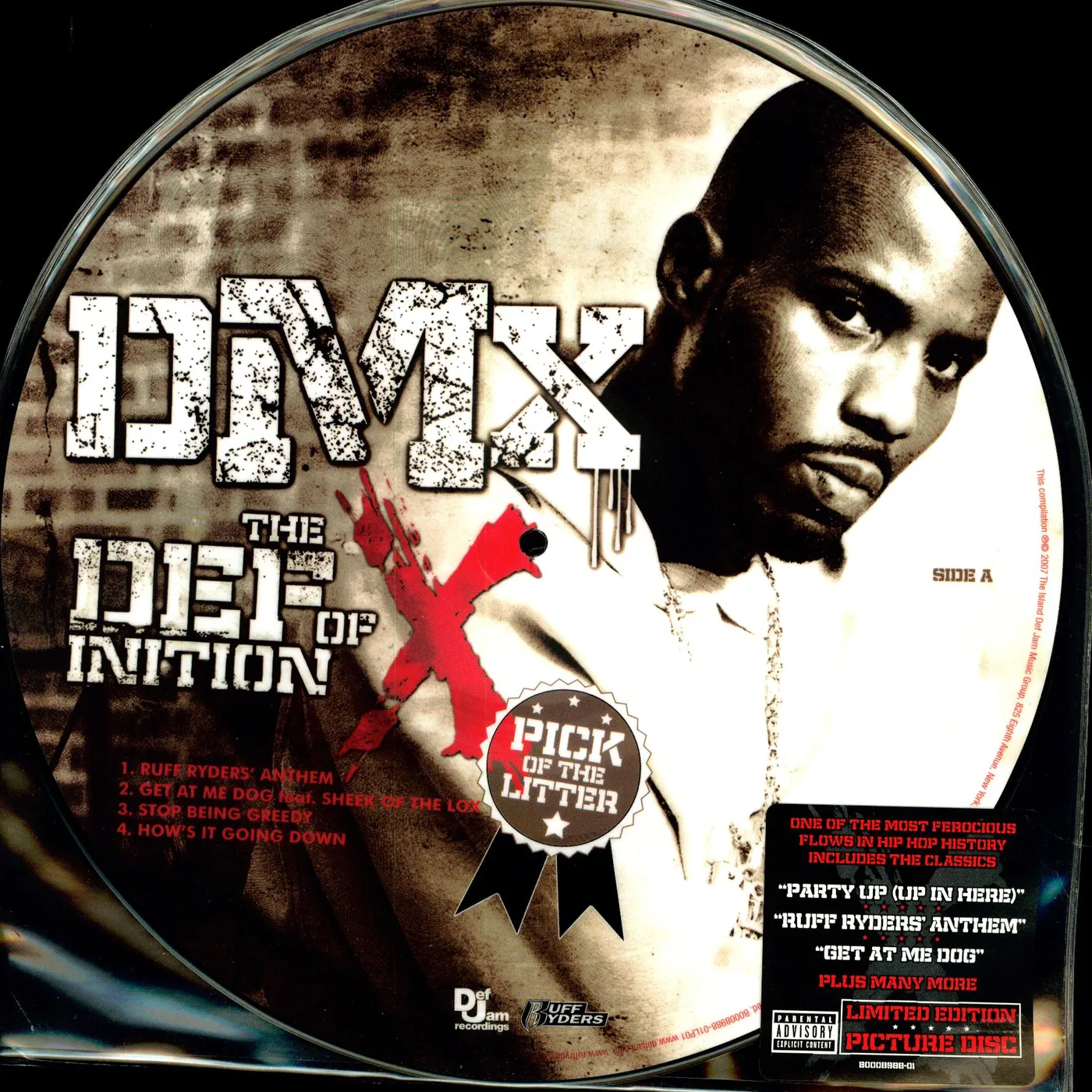 DMX DEFINITION OF X: THE PICK OF THE LITTER Vinyl Record