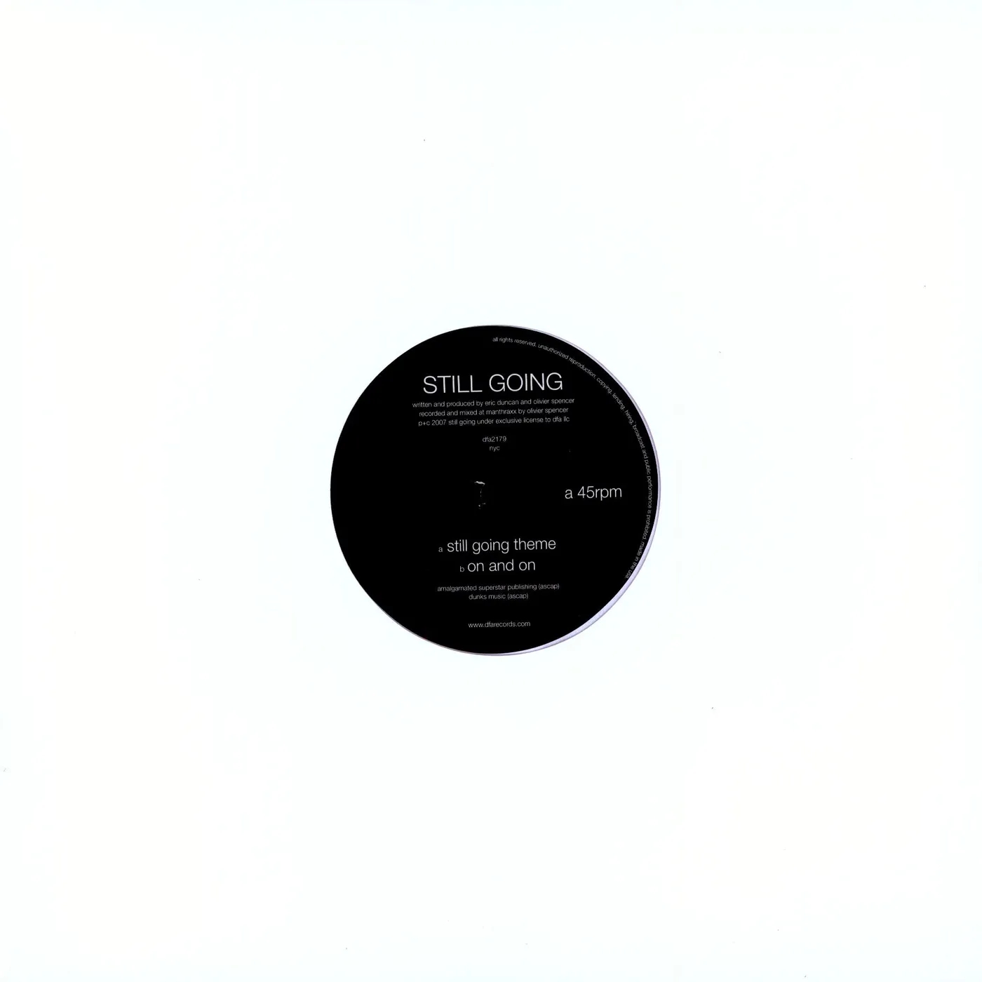 Still Going Theme Vinyl Record