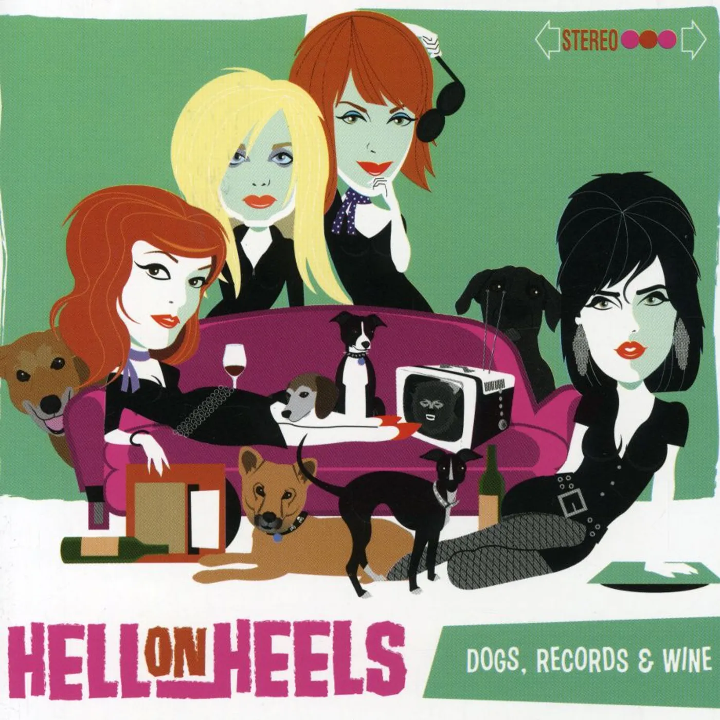 Hell On Wheels DOGS RECORDS & WINE CD