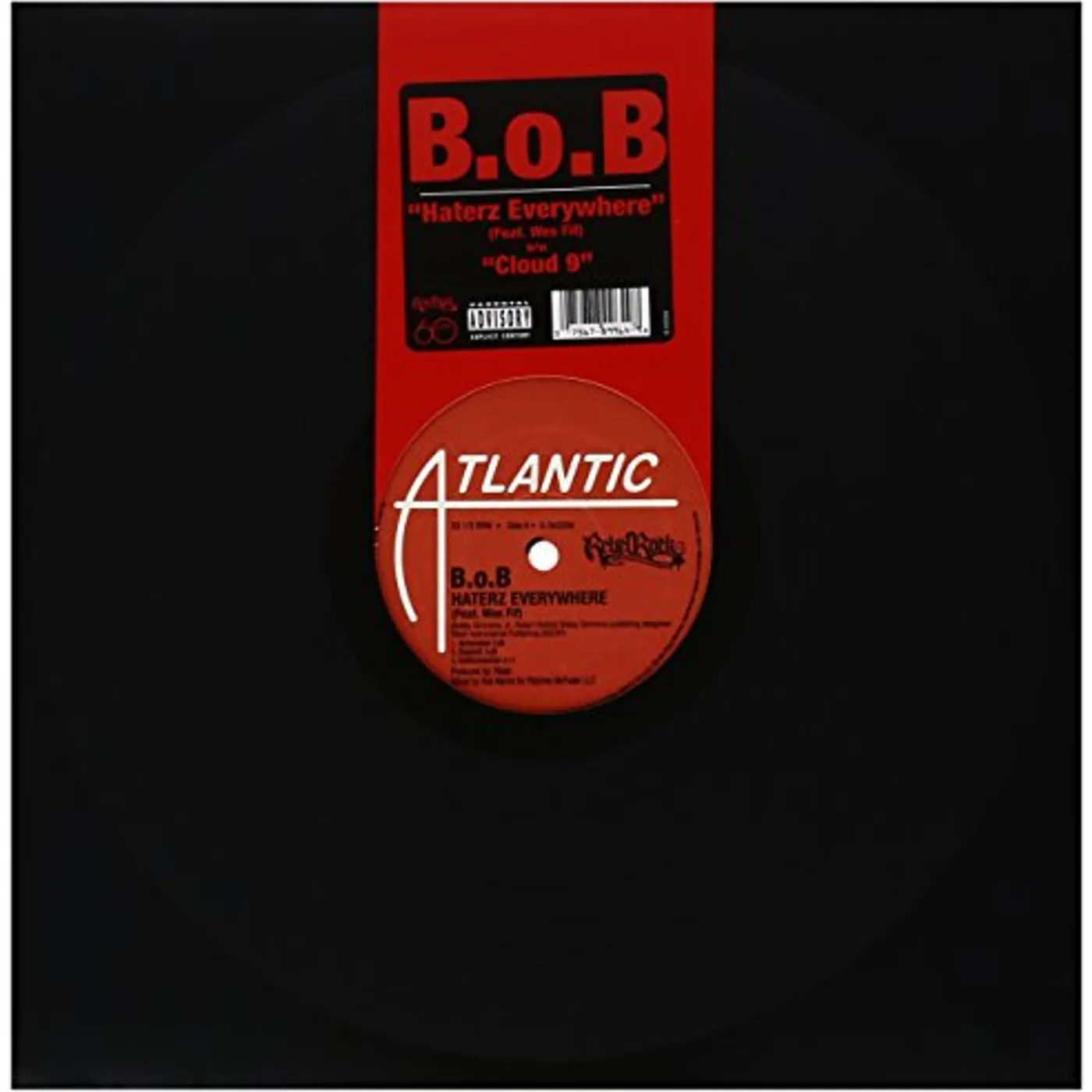 B.o.B HATERZ EVERYWHERE / CLOUD 9 Vinyl Record