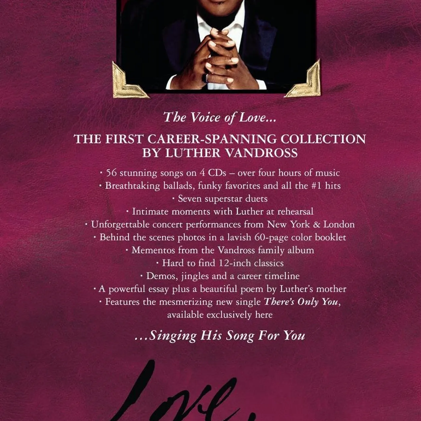 Luther Vandross LOVE LUTHER CD