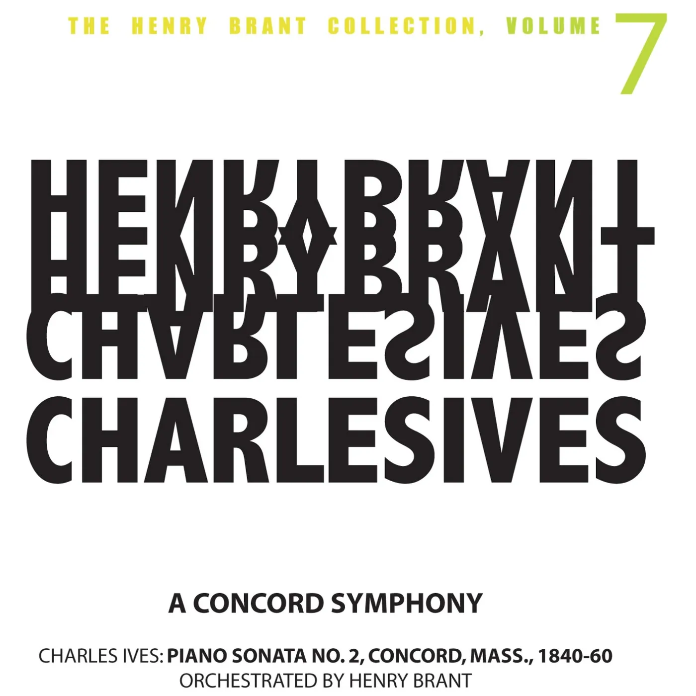 HENRY BRANT COLLECTION 7: CONCORD SYMPHONEY CD