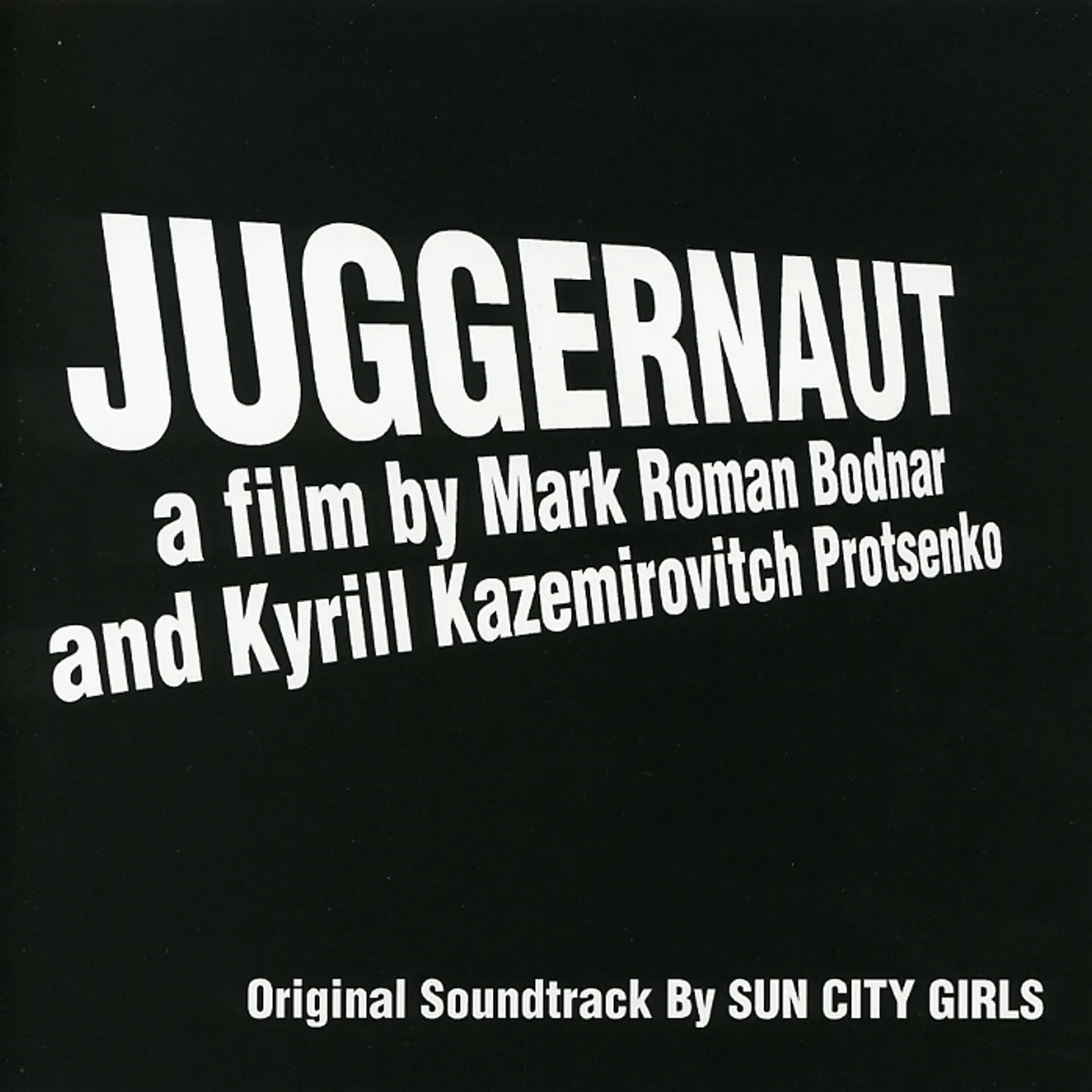 Sun City Girls JUGGERNAUT / Original Soundtrack CD