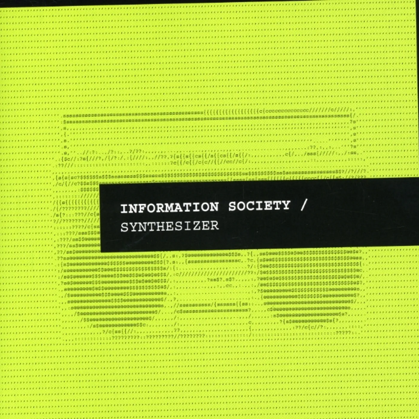 Information Society SYNTHESIZER CD