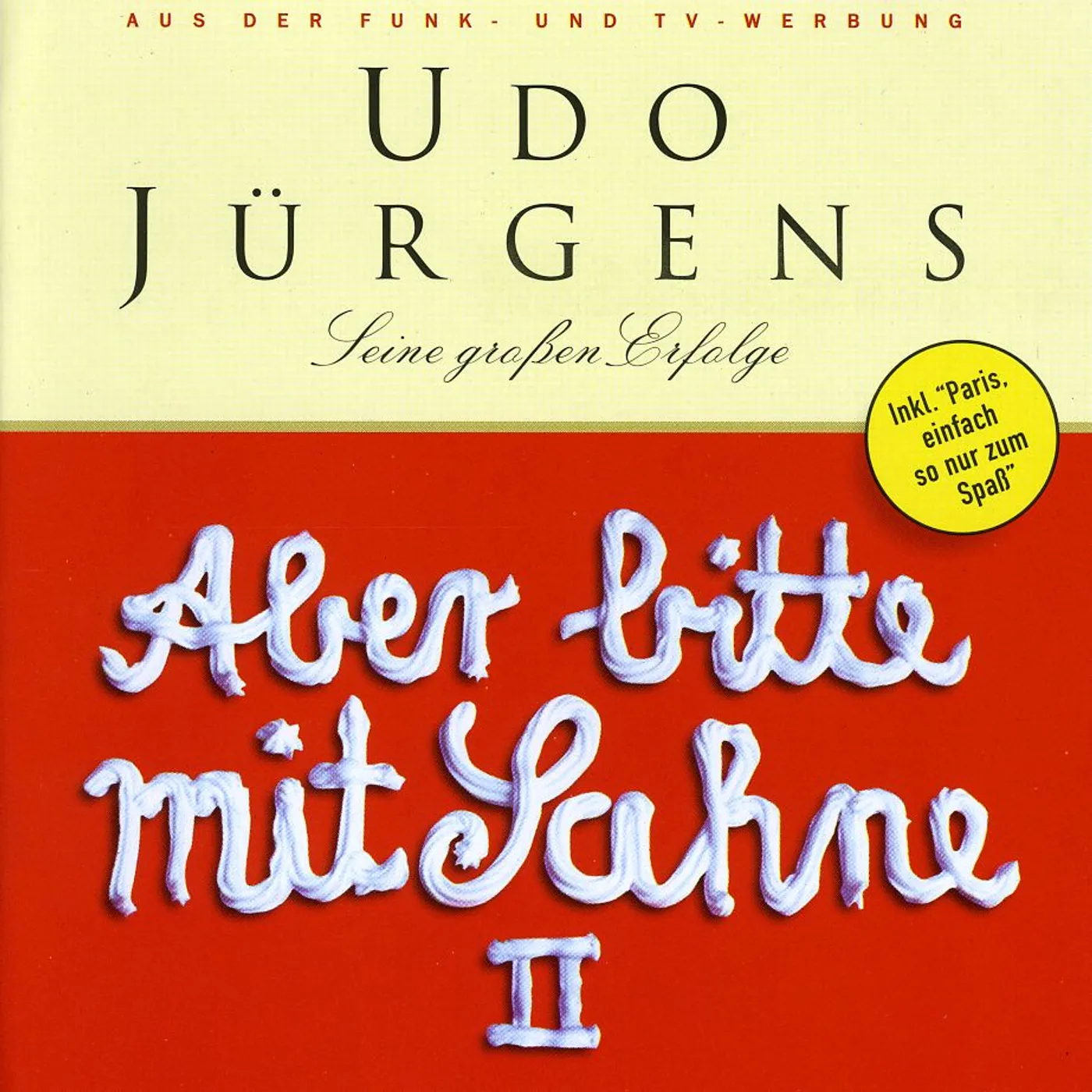 Udo Jurgens ABER BITTE MIT SAHNE II CD