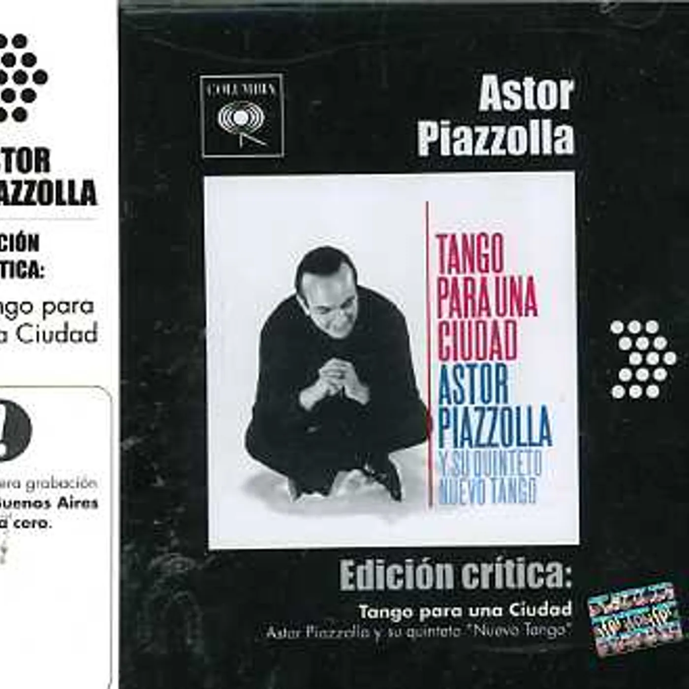 Astor Piazzolla EDICION CRITICA: TANGO PARA UNA CIUDAD CD