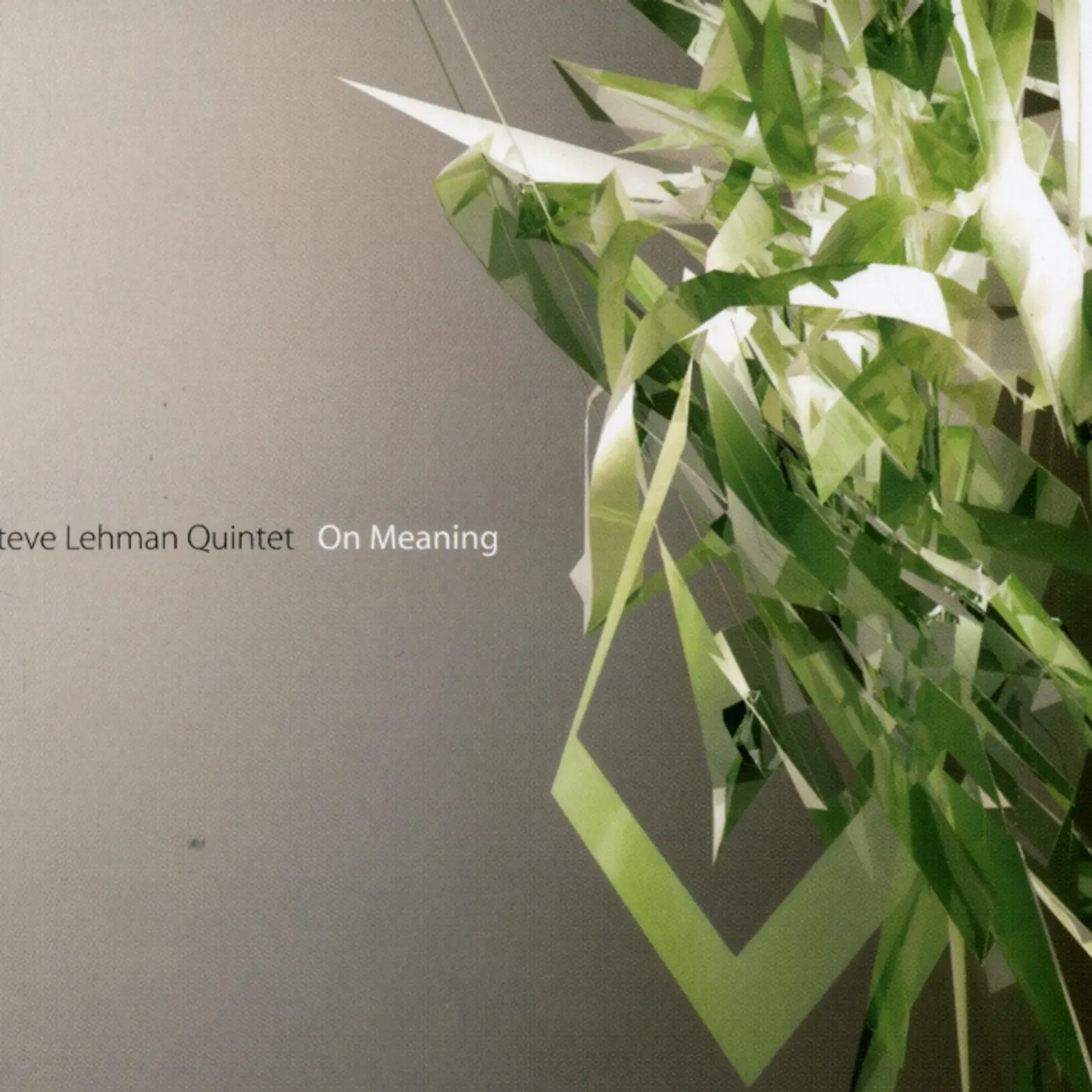 Steve Lehman ON MEANING CD