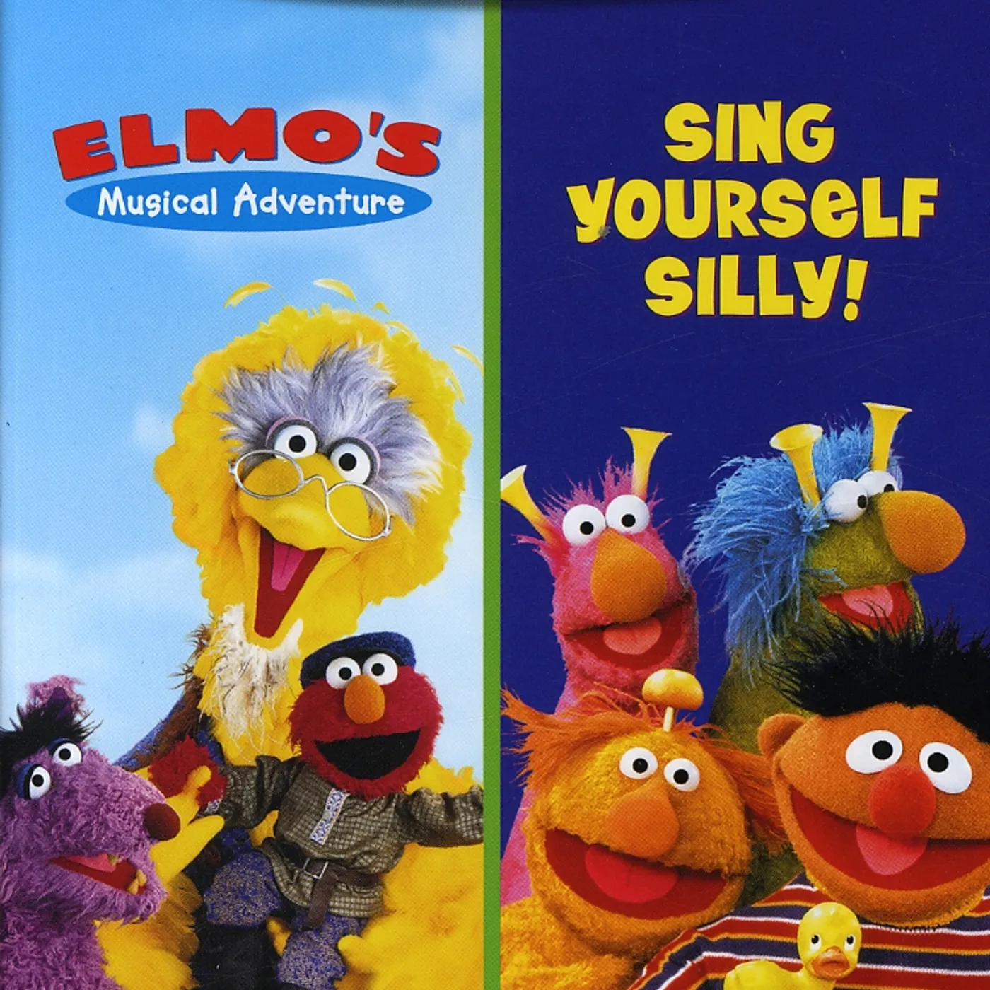 Sesame Street SING YOURSELF SILLY / ELMO'S MUSICAL ADVENTURE DVD