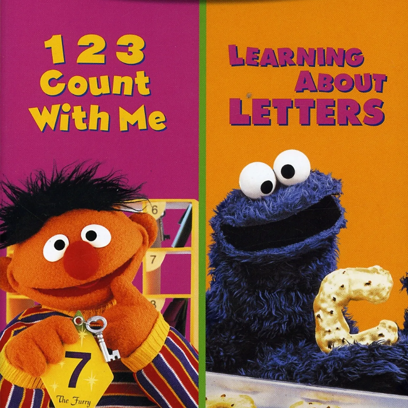 Sesame Street 123 COUNT WITH ME / LEARNING ABOUT LETTERS DVD