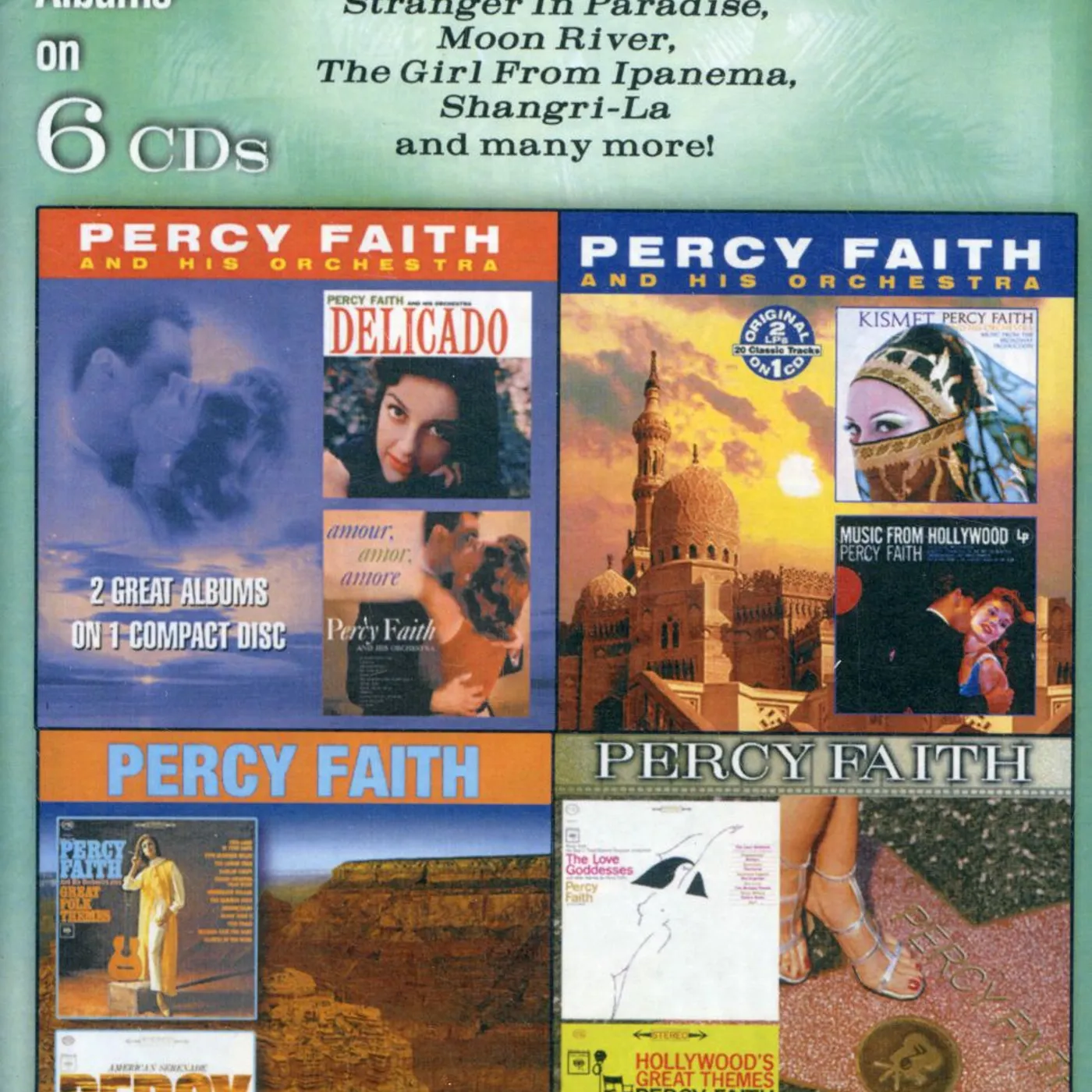 ONLY THE BEST OF PERCY FAITH 2 CD