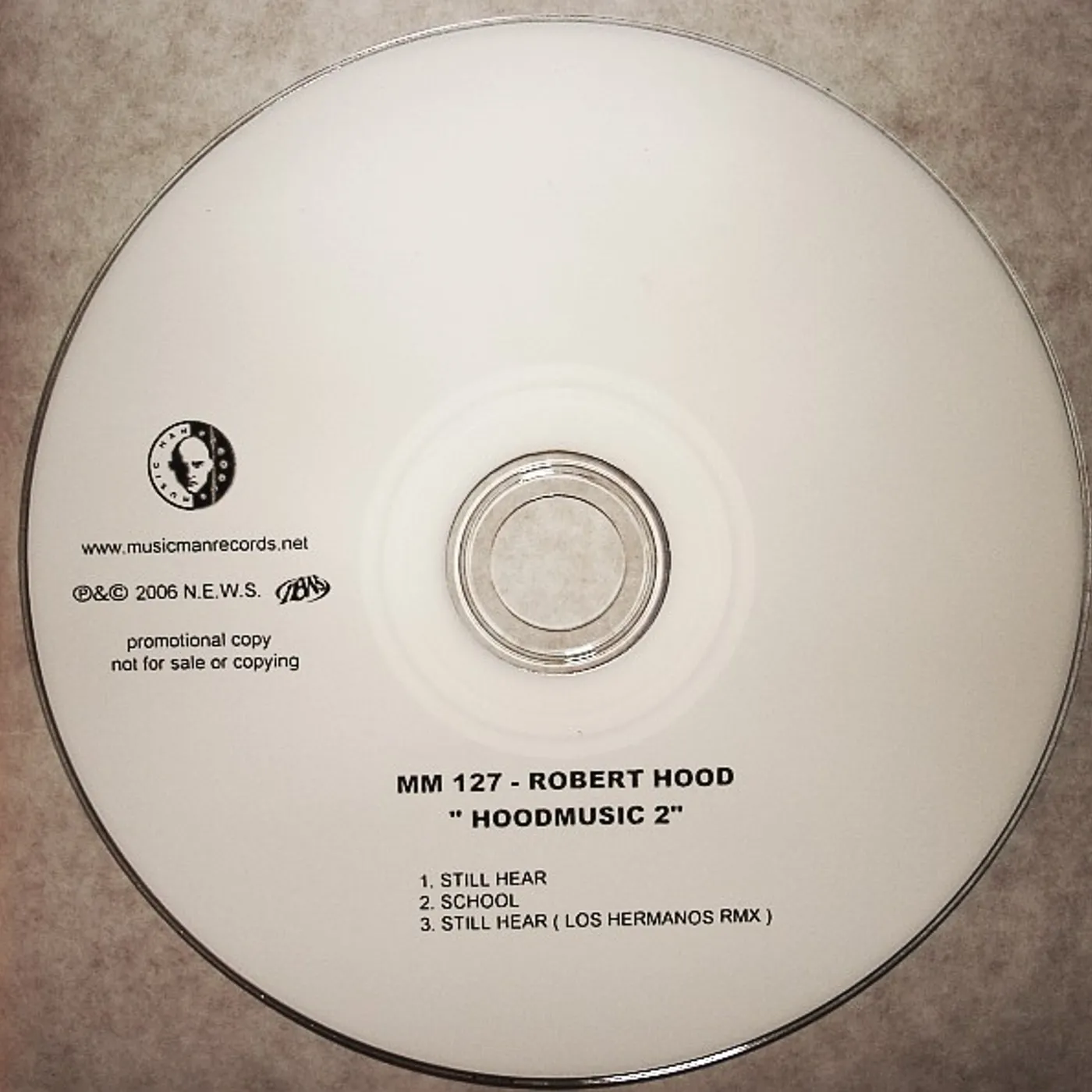 Robert Hood HOODMUSIC Vinyl Record