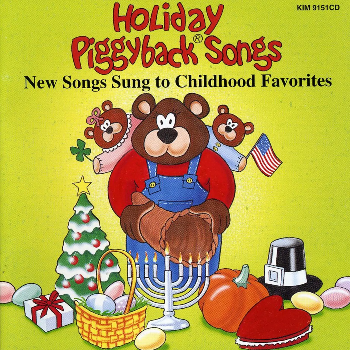 Kimbo Educational HOLIDAY PIGGYBACK SONGS CD