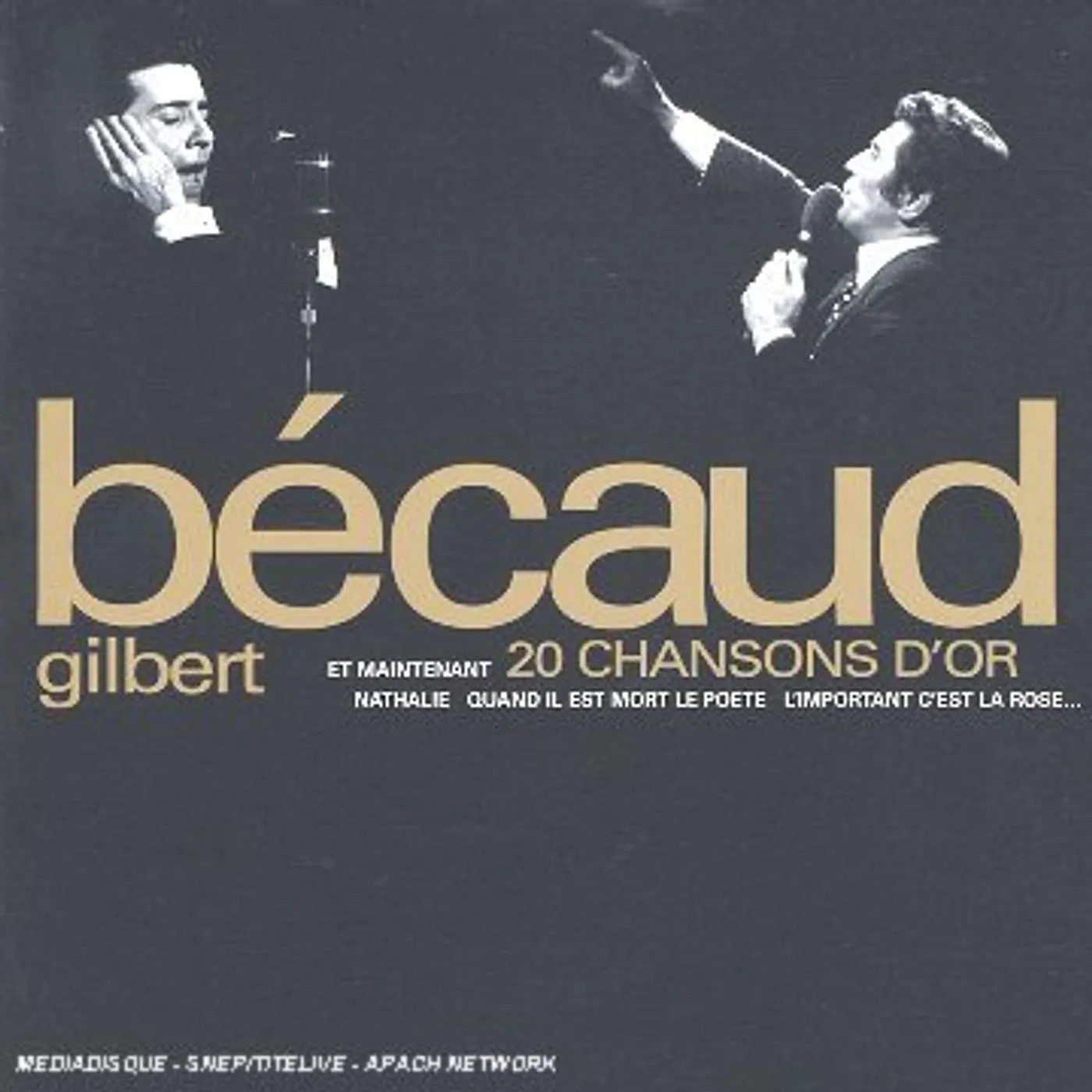 Gilbert Bécaud 20 CHANSONS D'OR CD
