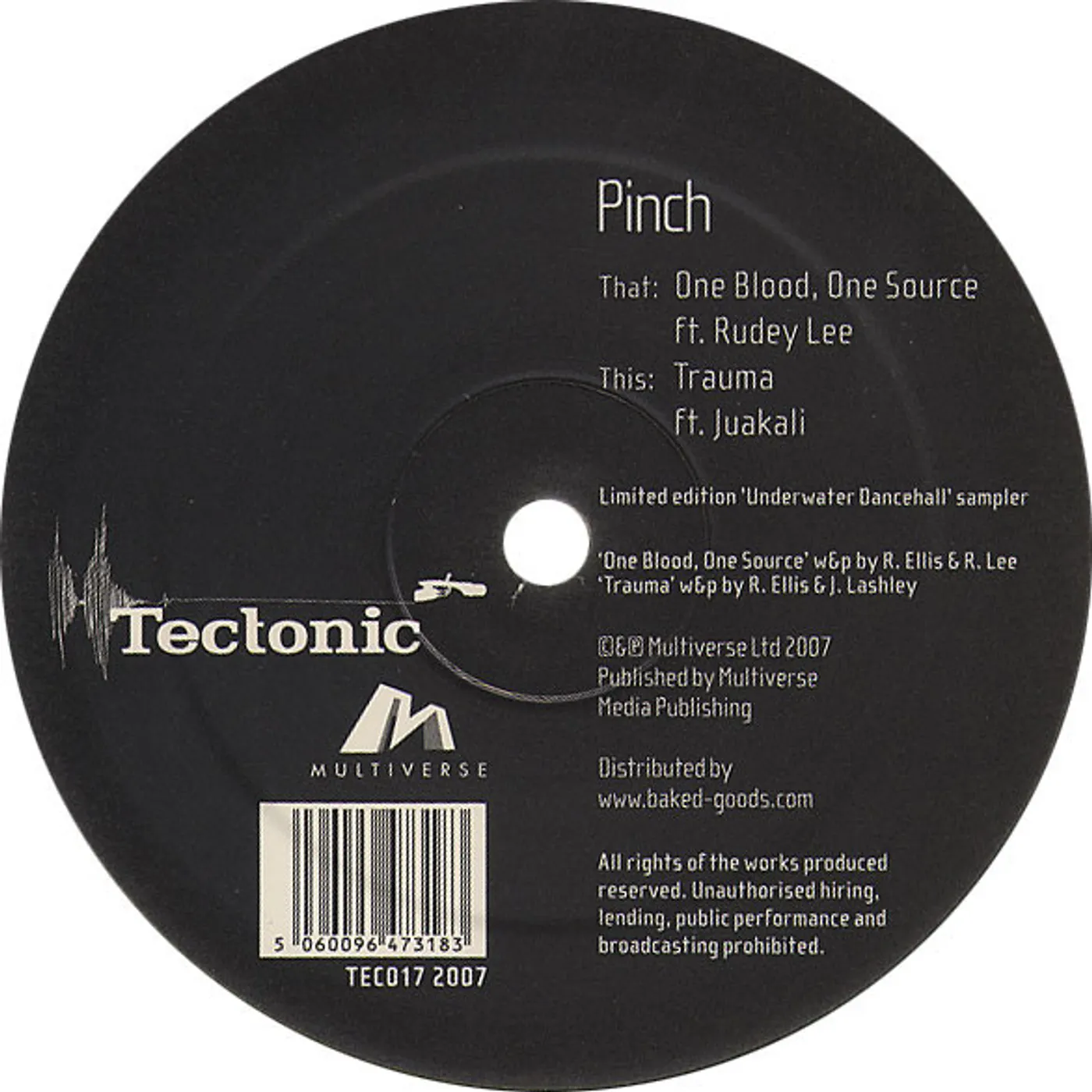 Pinch ONE BLOOD ONE SOURCE / TRAUMA Vinyl Record