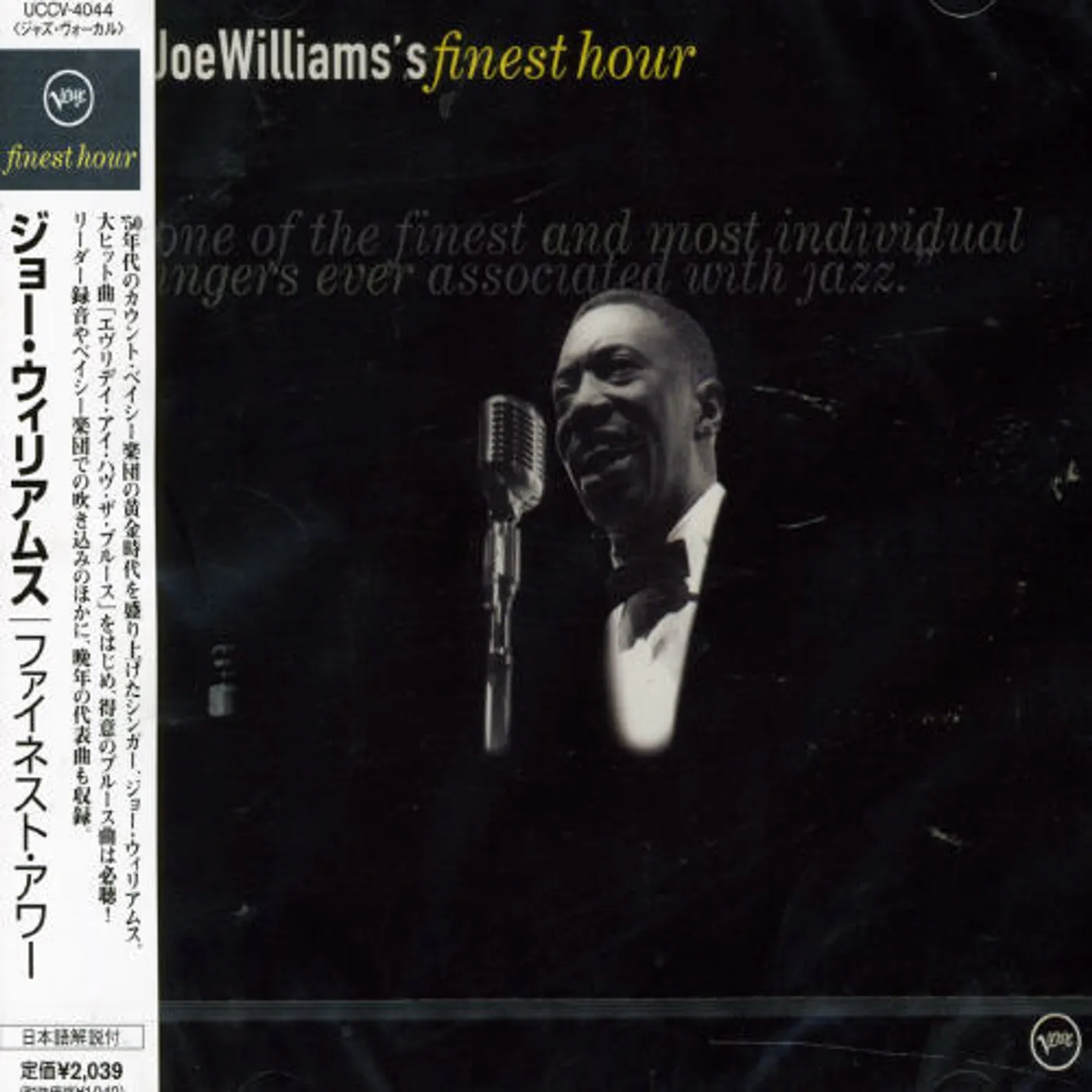 Joe Williams FINEST HOUR CD