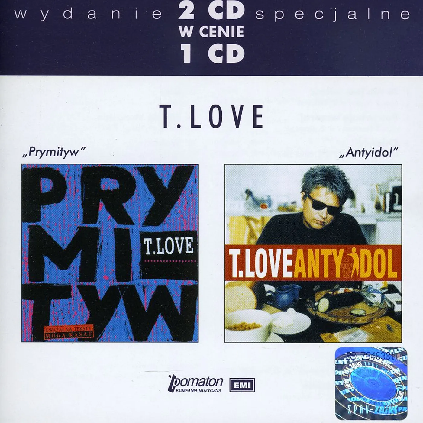 T-Love PRYMITYW/ANTYIDOL CD