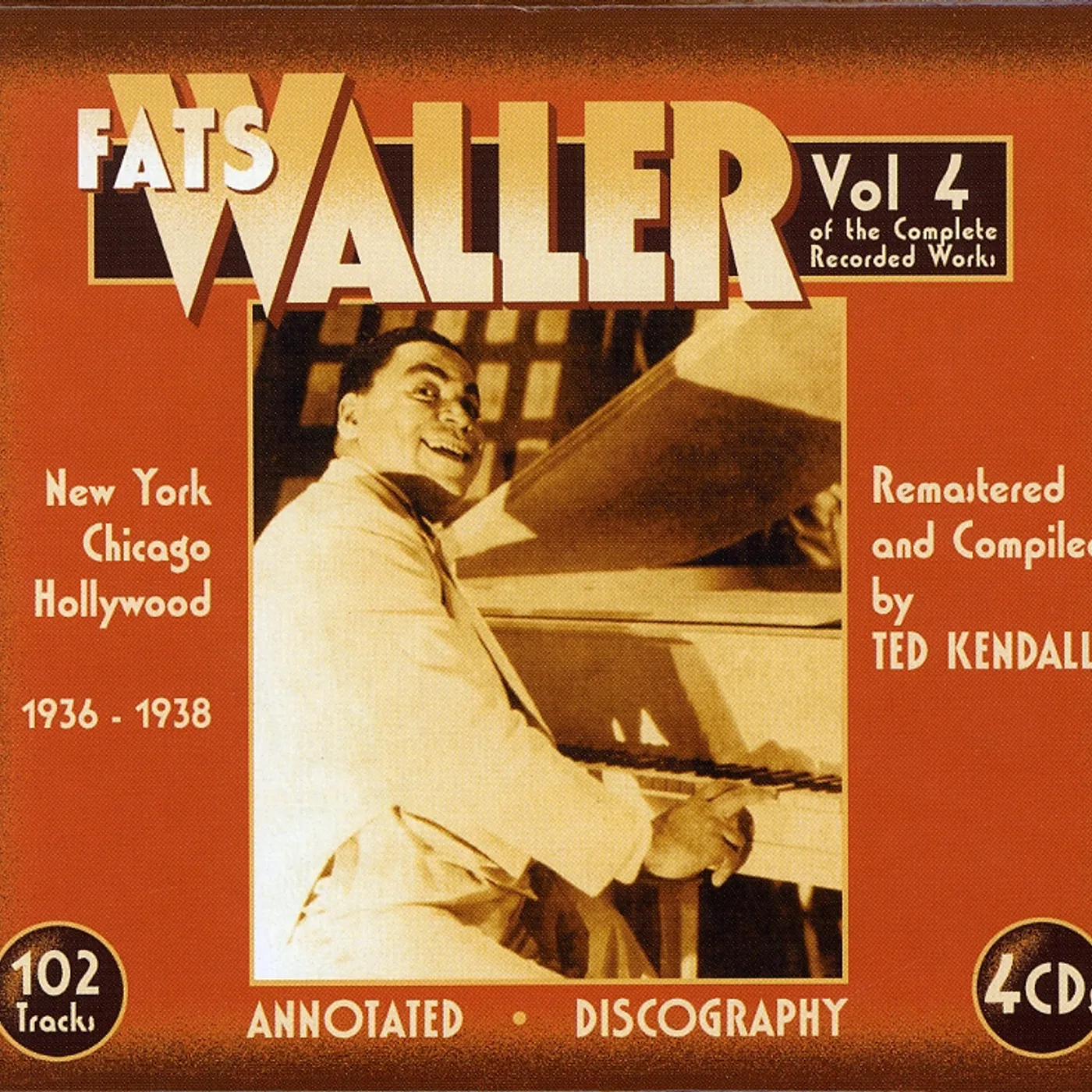 Fats Waller 4 OF THE COMPLETE RECORDED WORKS-1936-38 CD
