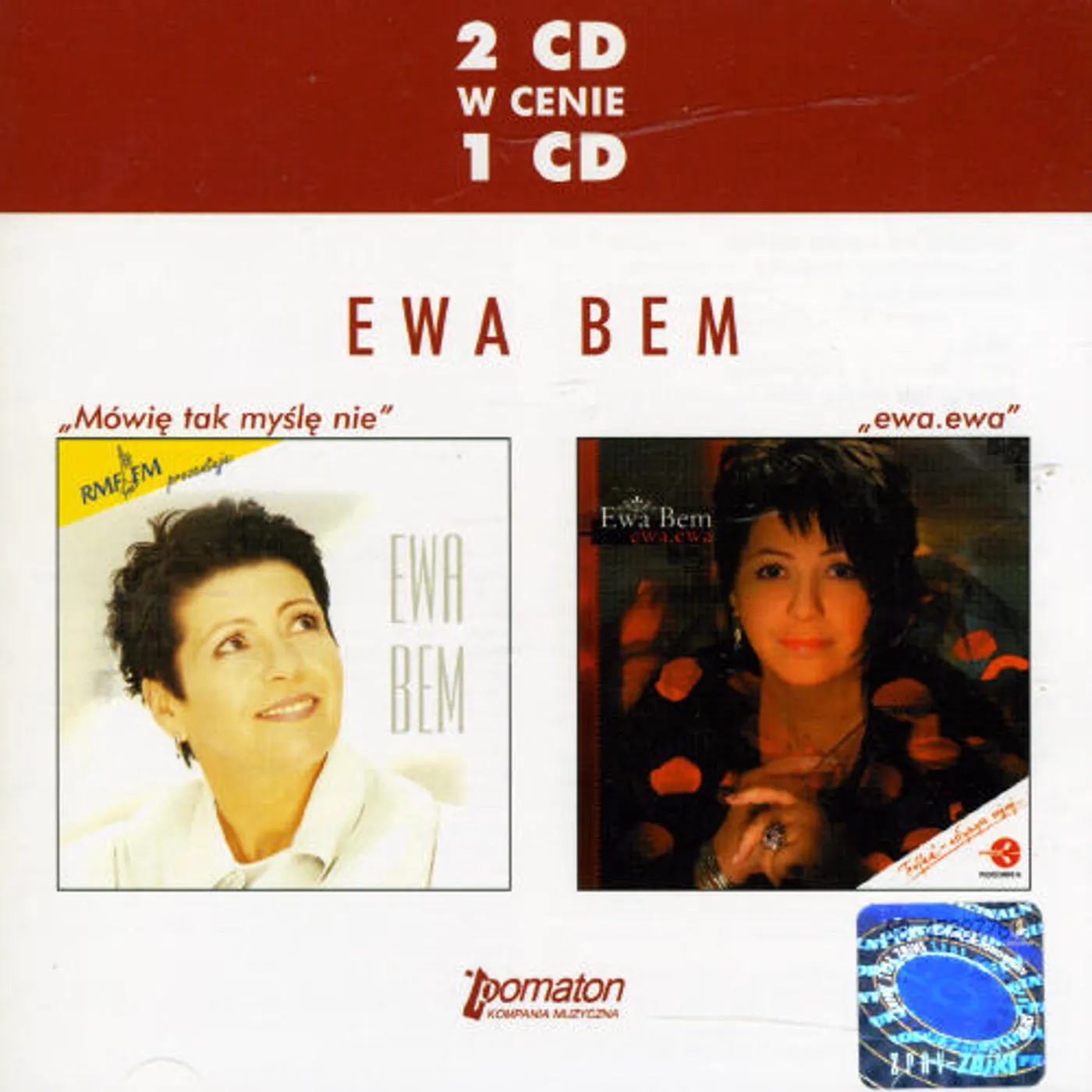 Ewa Bem MOWIE TAK, MYSLE NIE/EWA.EWA CD