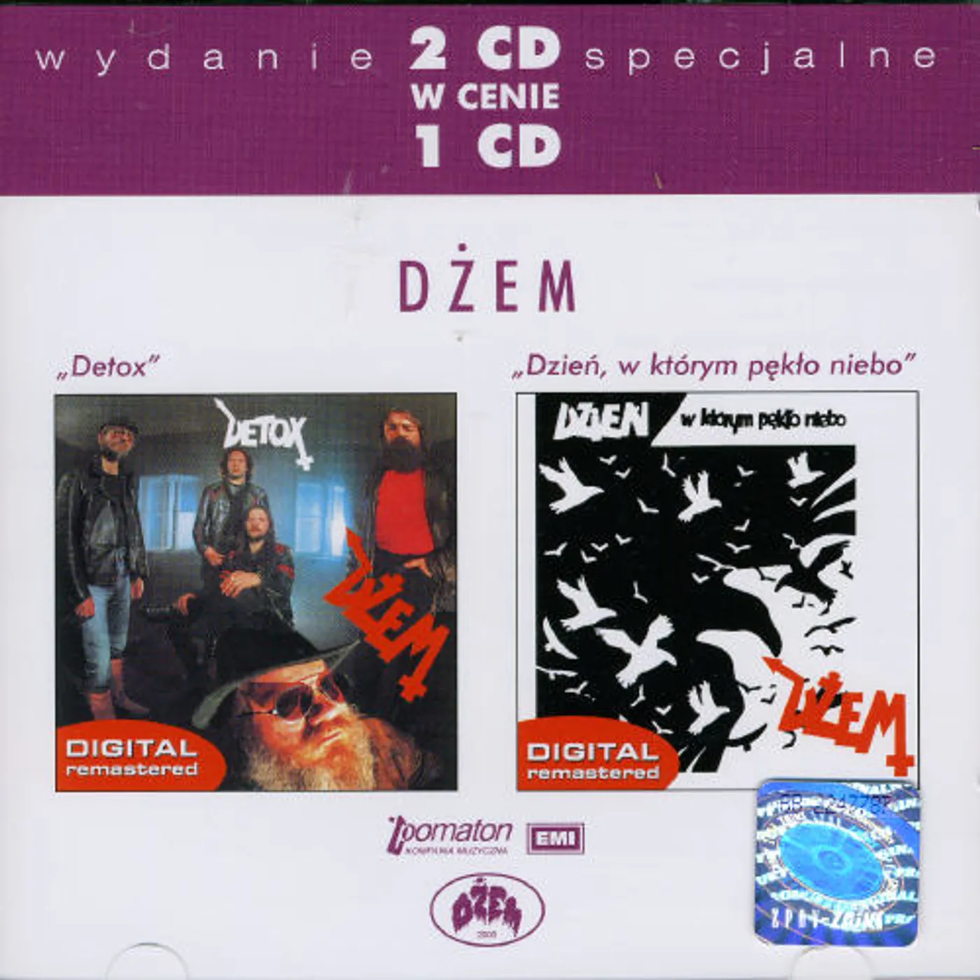 Dzem DETOX/DZIEN W KTORYM PEKLO NIEBO CD