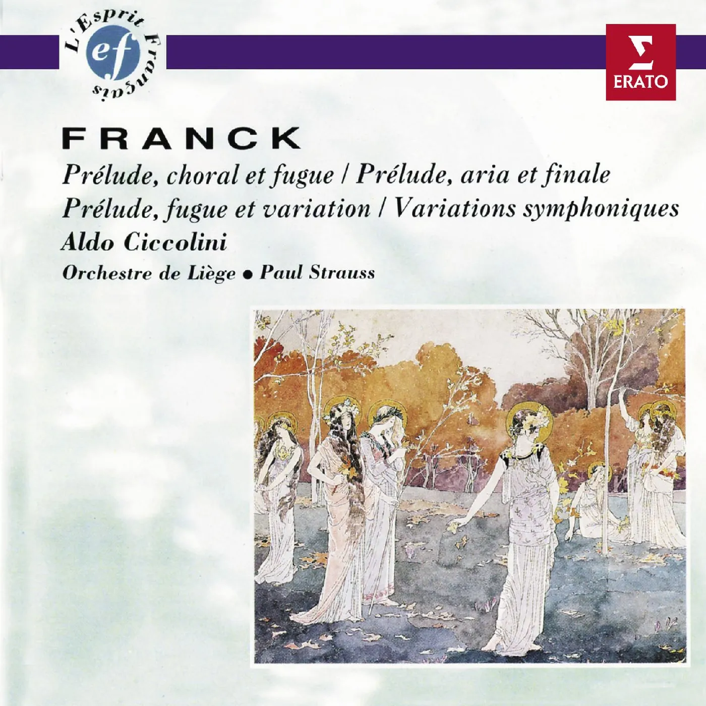 Franck PRELUDE, CHORAL ET FUGUE, PRELUDE, ARIA ET FINALE CD