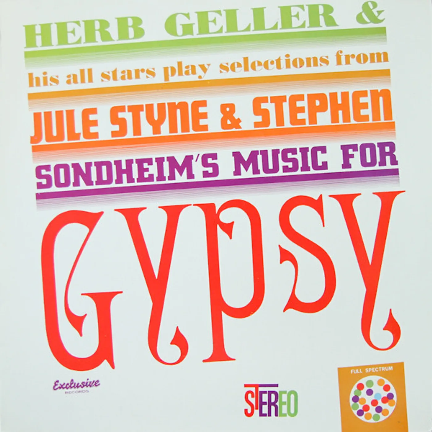 Herb Geller GYPSY CD