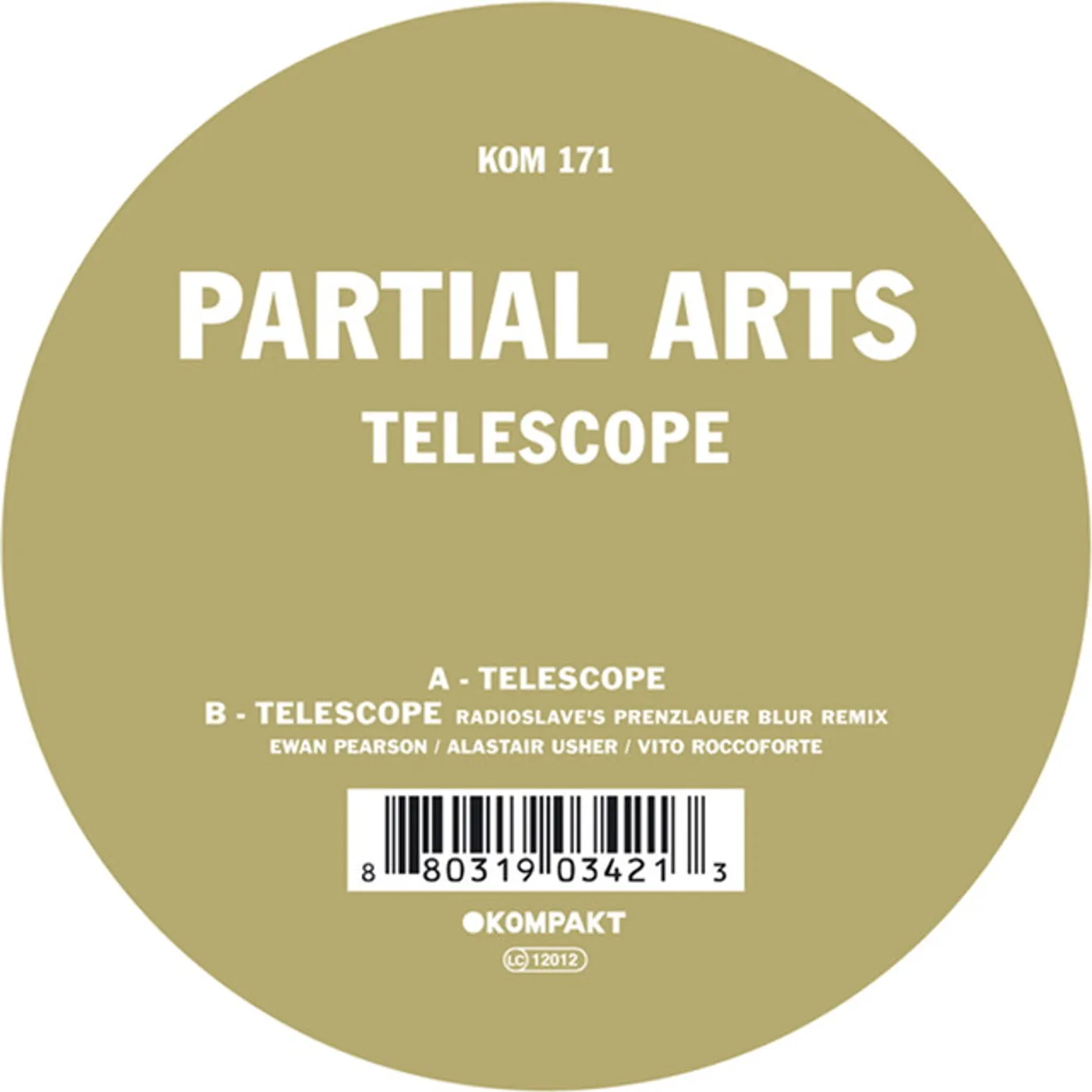 Partial Arts Telescope Vinyl Record
