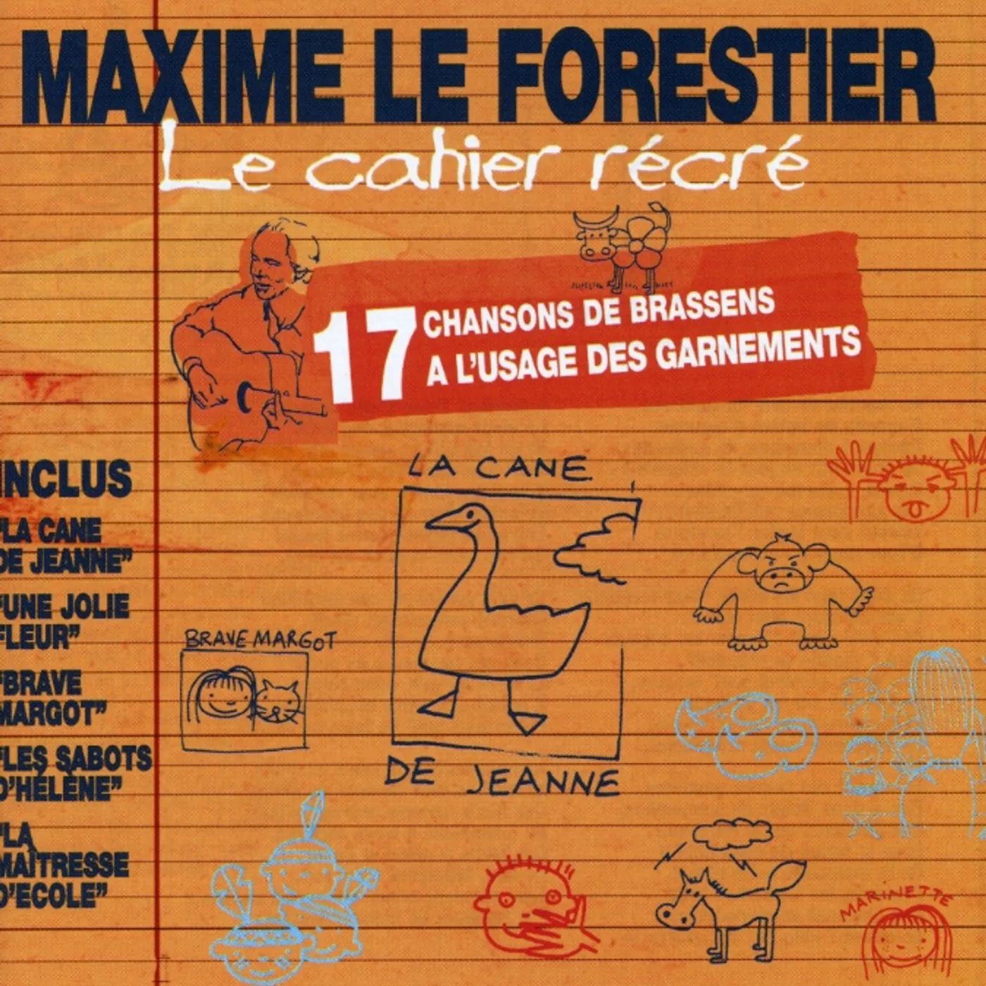 Maxime Le Forestier LE CAHIER RECRE CD