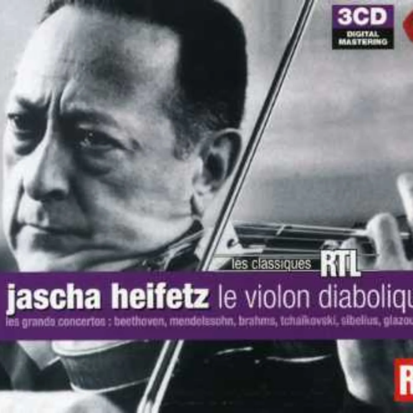 Jascha Heifetz HEIFETZ - LES GRANDS CONCERTOS POUR VIOL CD