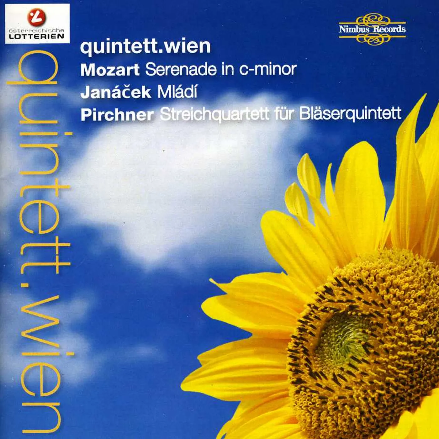 Quintett Wien MUSIC OF MOZART JANACEK & PIRCHNER CD