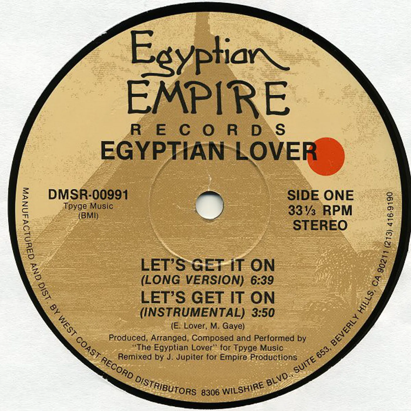 Egyptian Lover LET'S GET IT ON Vinyl Record