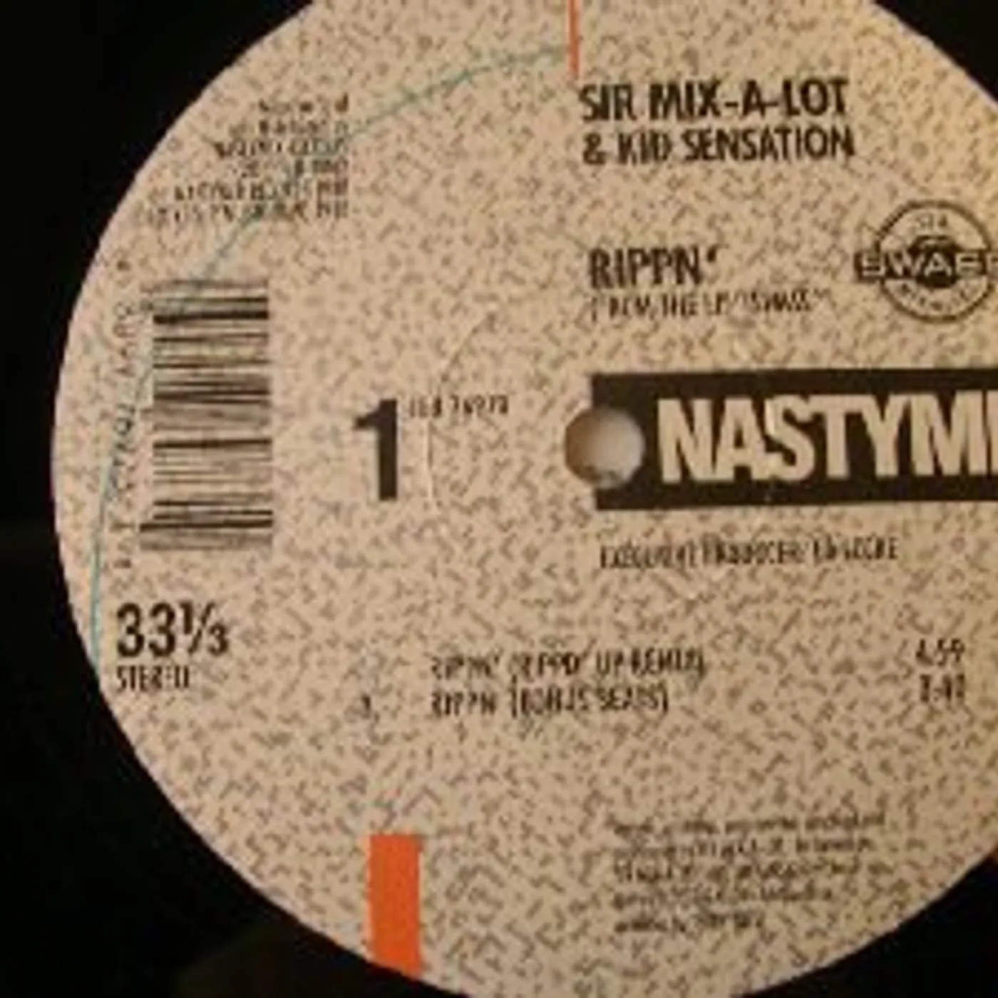 Sir Mix-A-Lot ATTACK ON THE STARS - RIPPN' Vinyl Record