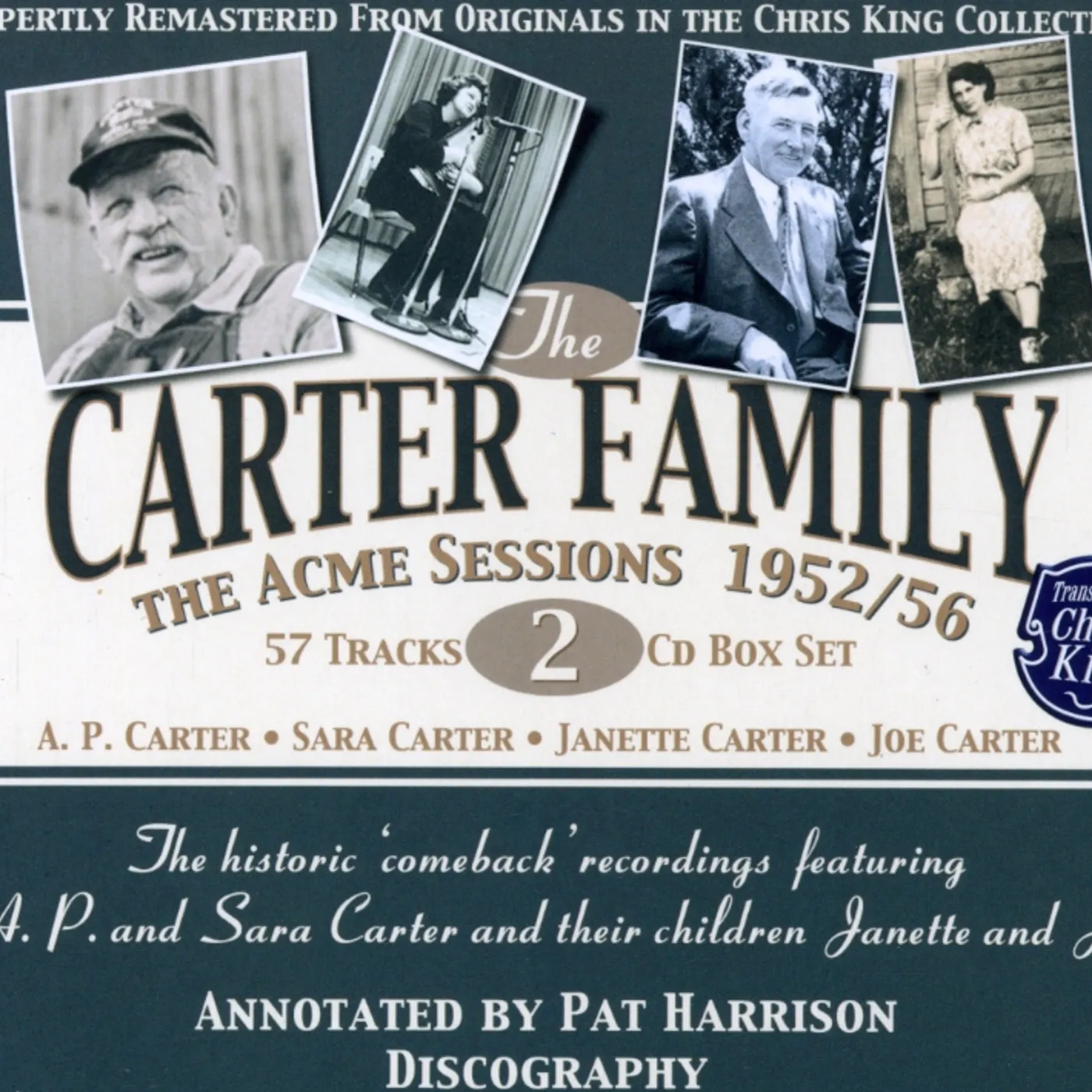 The Carter Family ACME SESSIONS 1952/56 CD