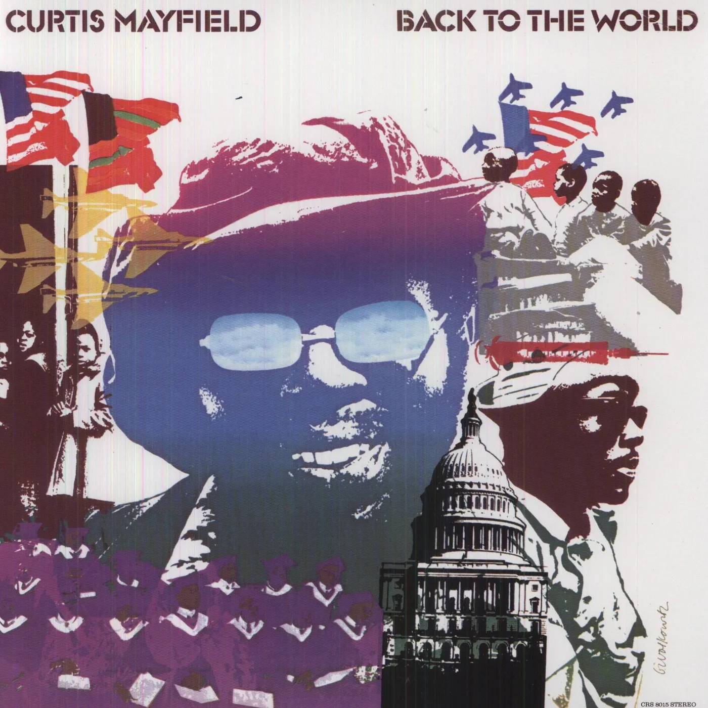 Curtis Mayfield Back To The World Vinyl Record