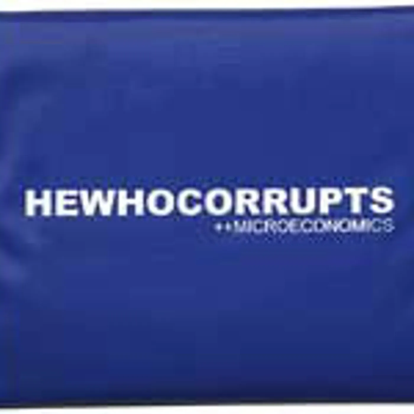 Hewhocorrupts Microeconomics Vinyl Record