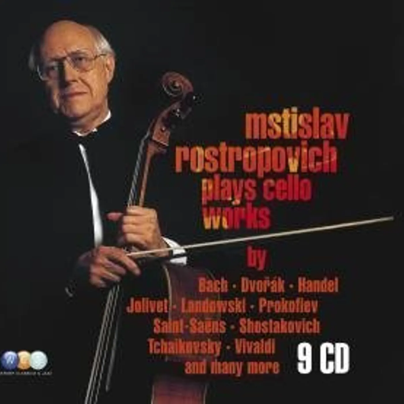 Mstislav Rostropovich PLAYS CELLO WORKS CD