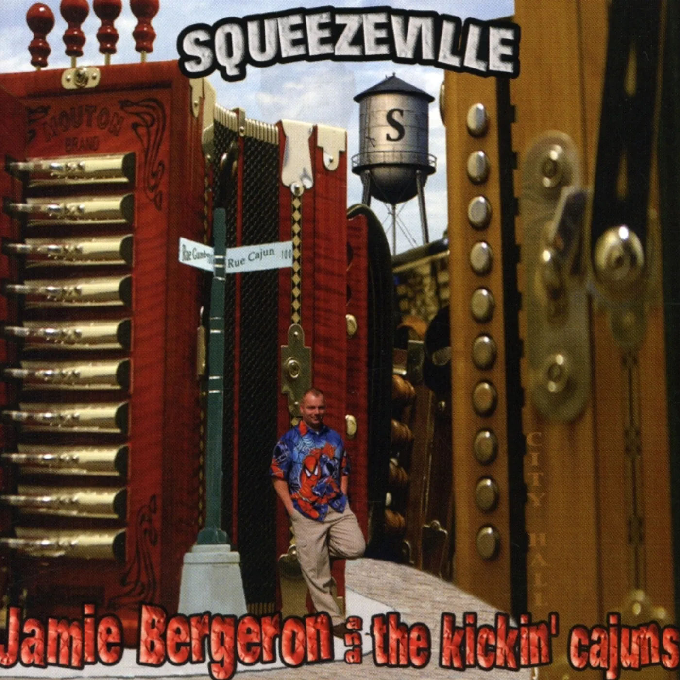 Jamie Bergeron SQUEEZEVILLE CD