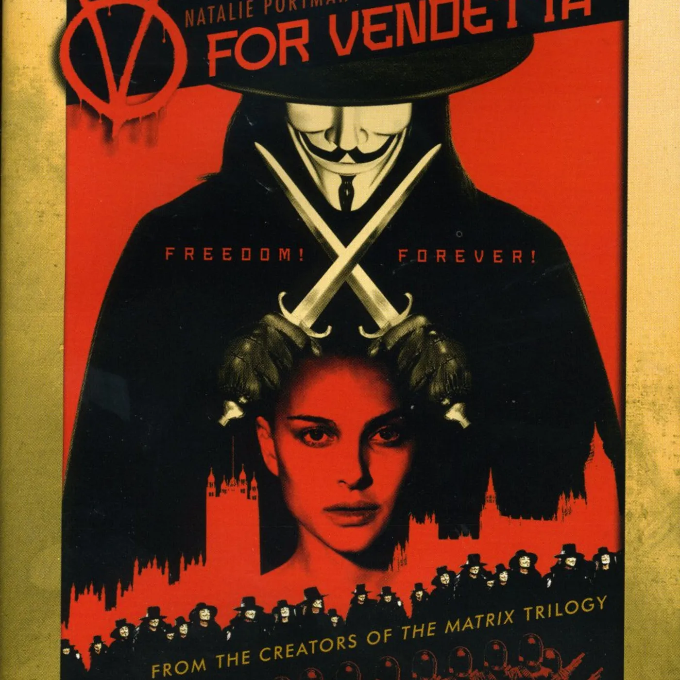 V FOR VENDETTA Blu-ray